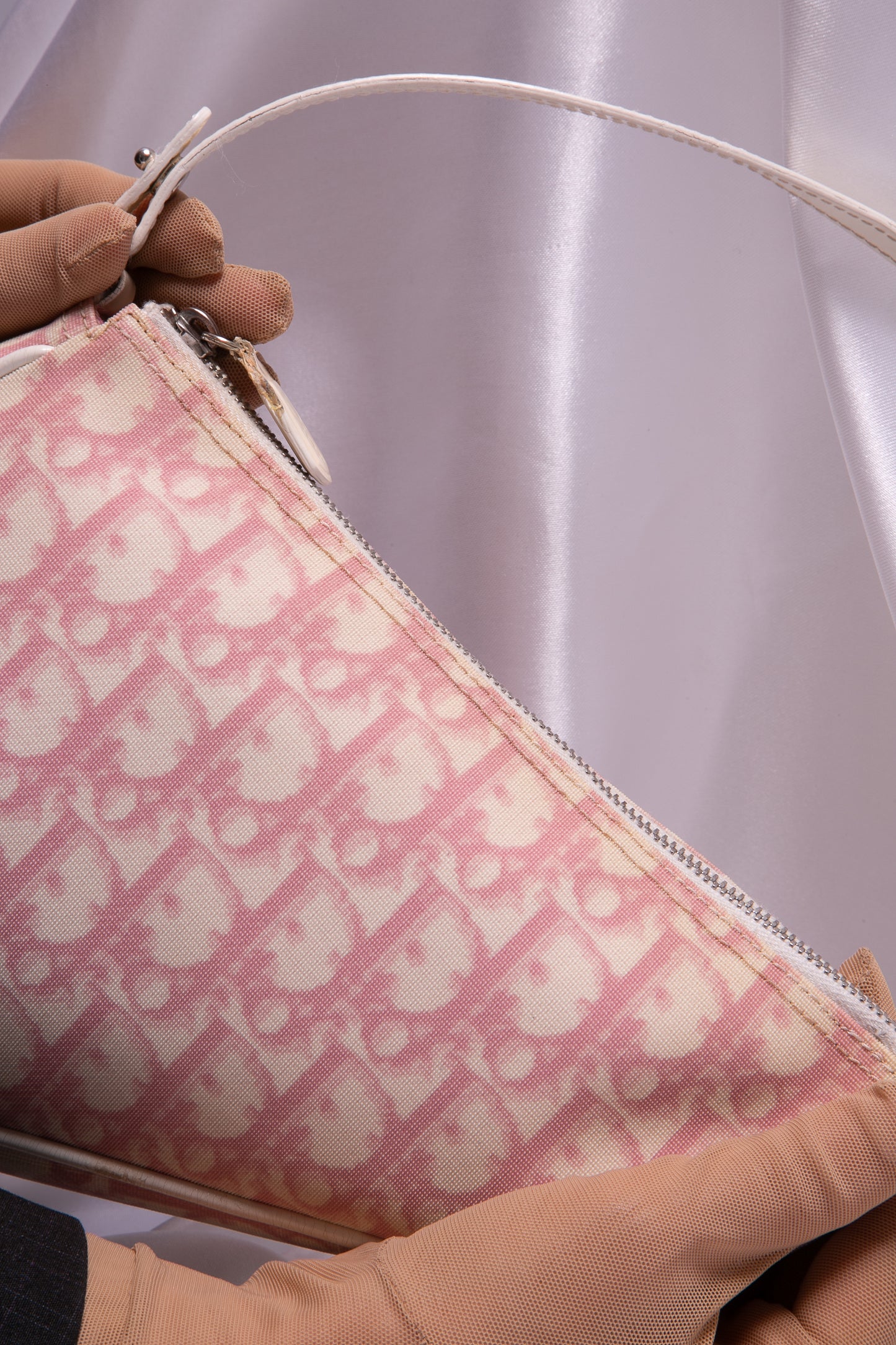 CHRISTIAN DIOR Pink Trotter Saddle Pochette