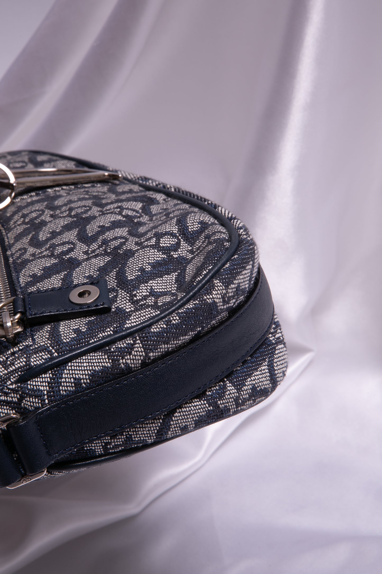 Extremely Rare CHRISTIAN DIOR Blue Trotter Shoulder Bag