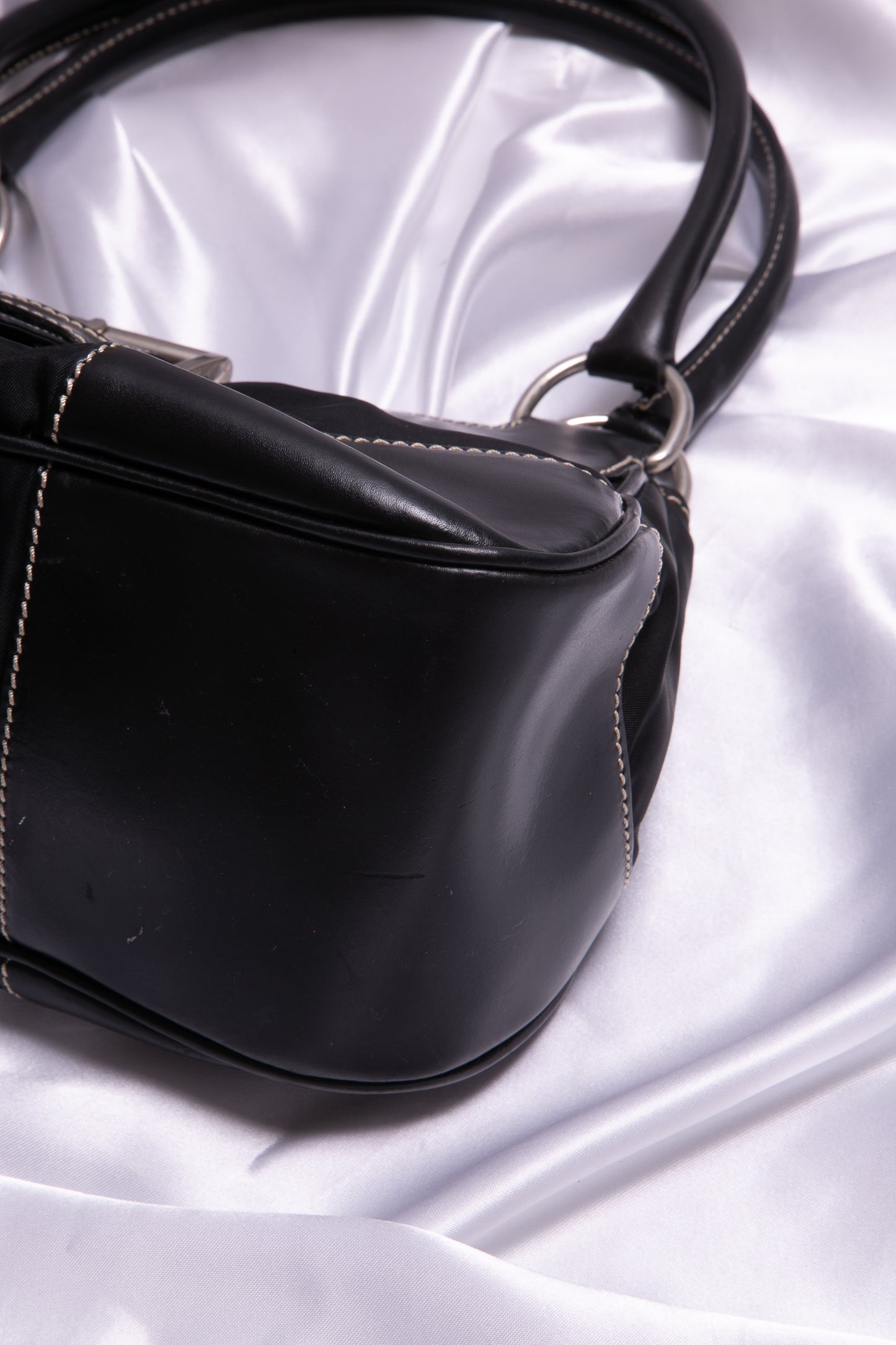 PRADA Nylon Moon Shoulder Bag