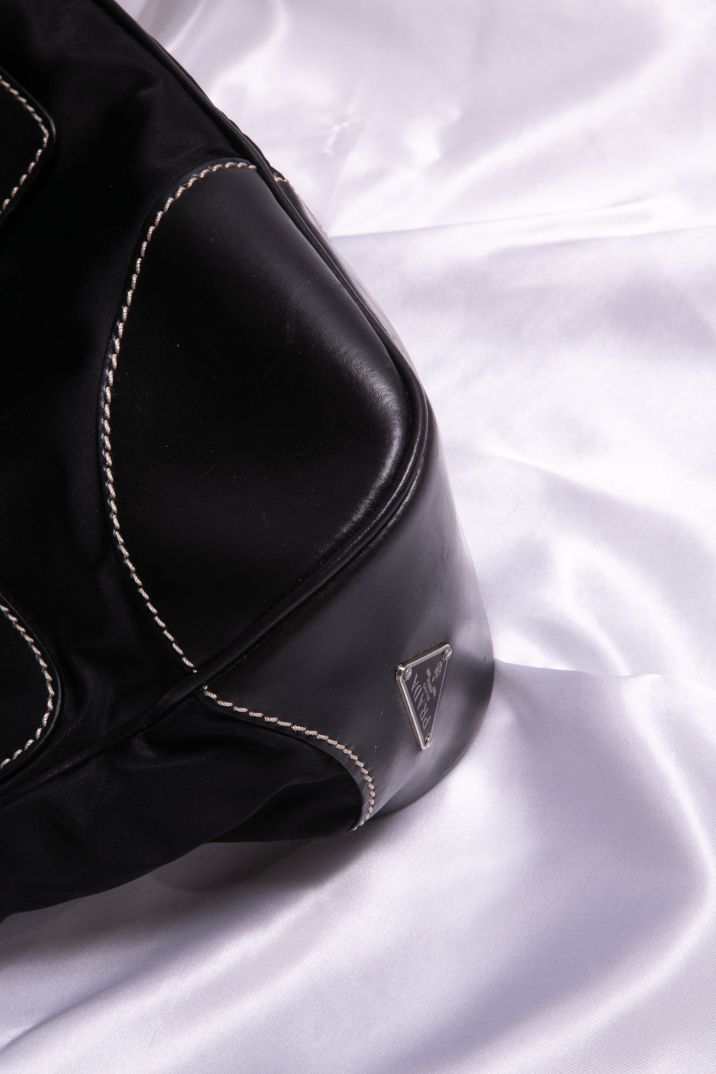 PRADA Nylon Moon Shoulder Bag