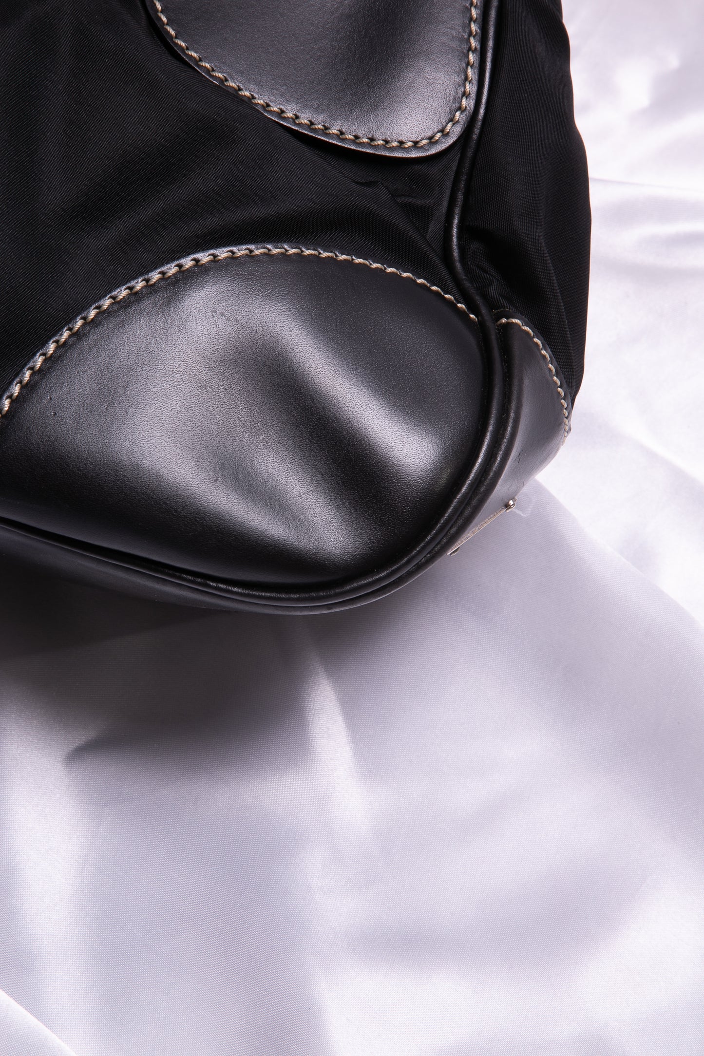 PRADA Nylon Moon Shoulder Bag