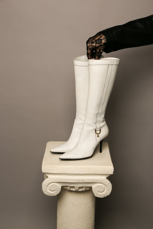 Rare GUCCI White Boots