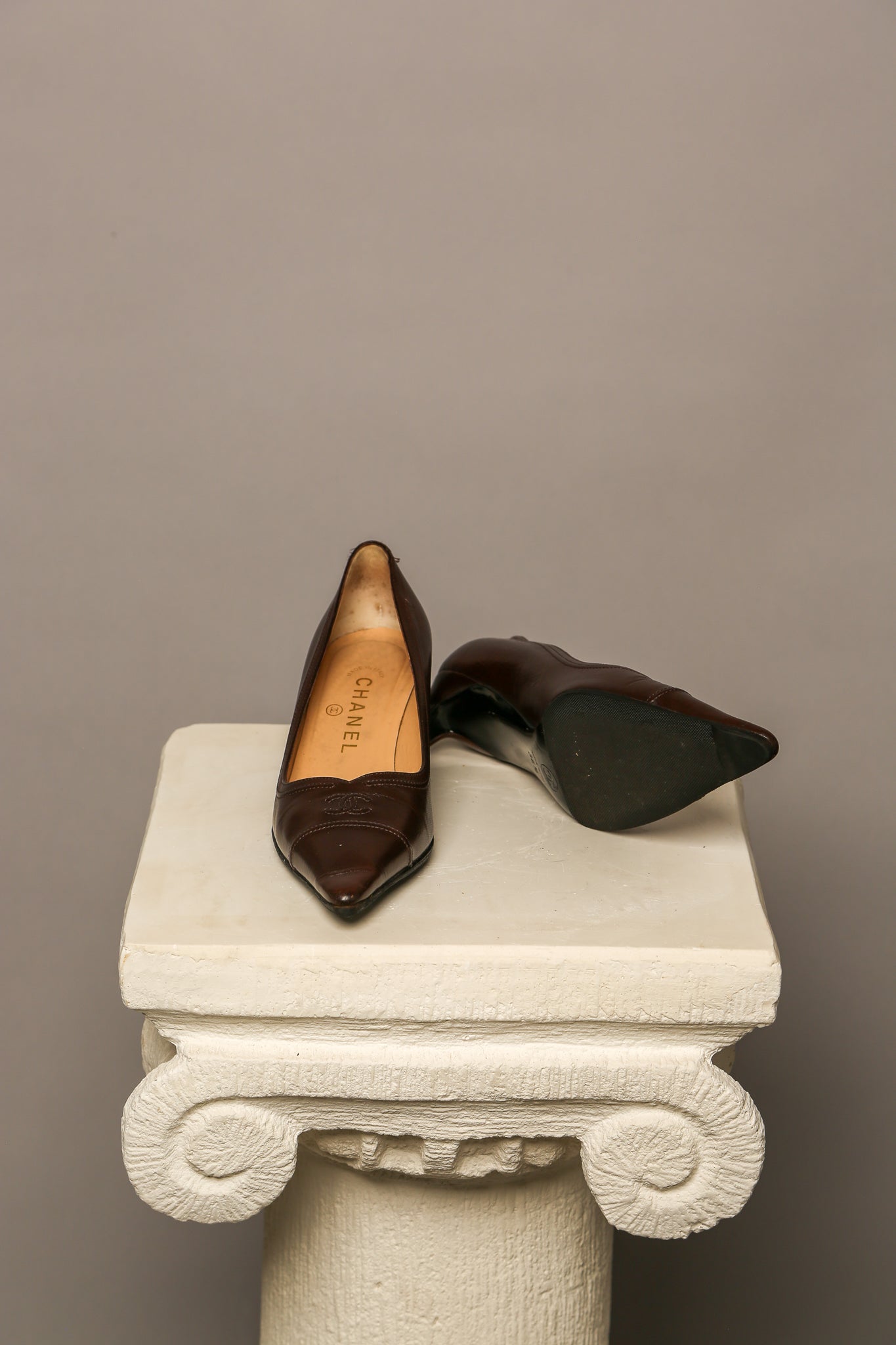 Rare Brown CHANEL Heels