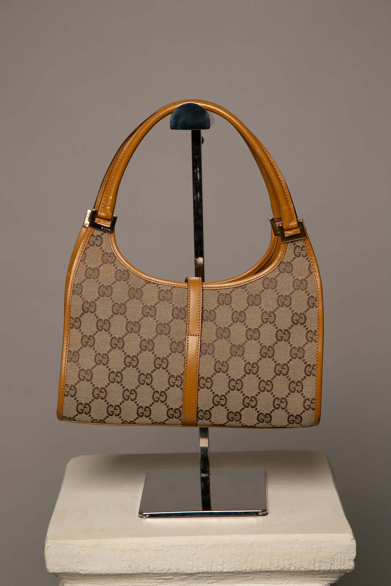 GUCCI GG Bardot Canvas Bag