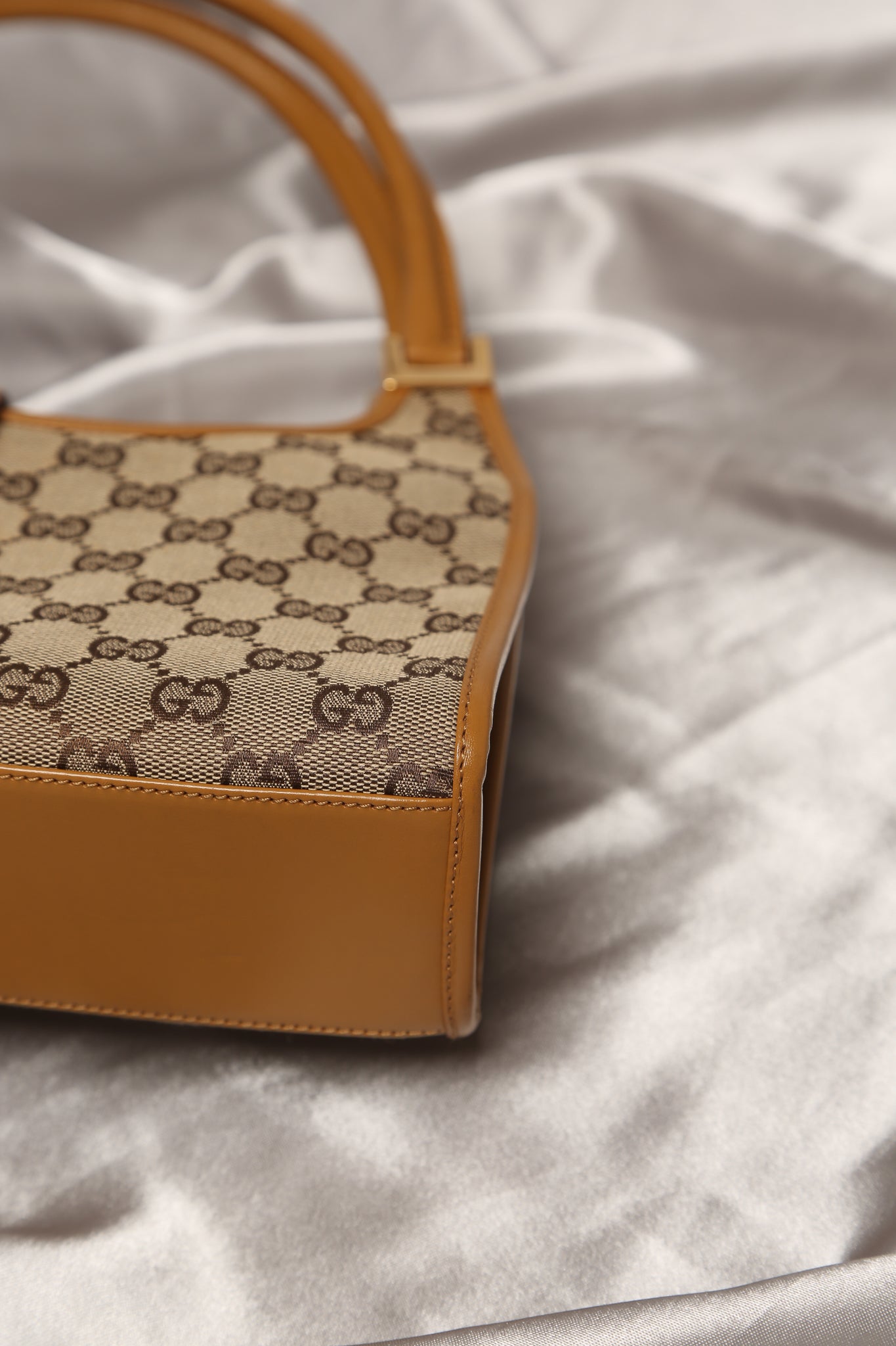 GUCCI GG Bardot Canvas Bag