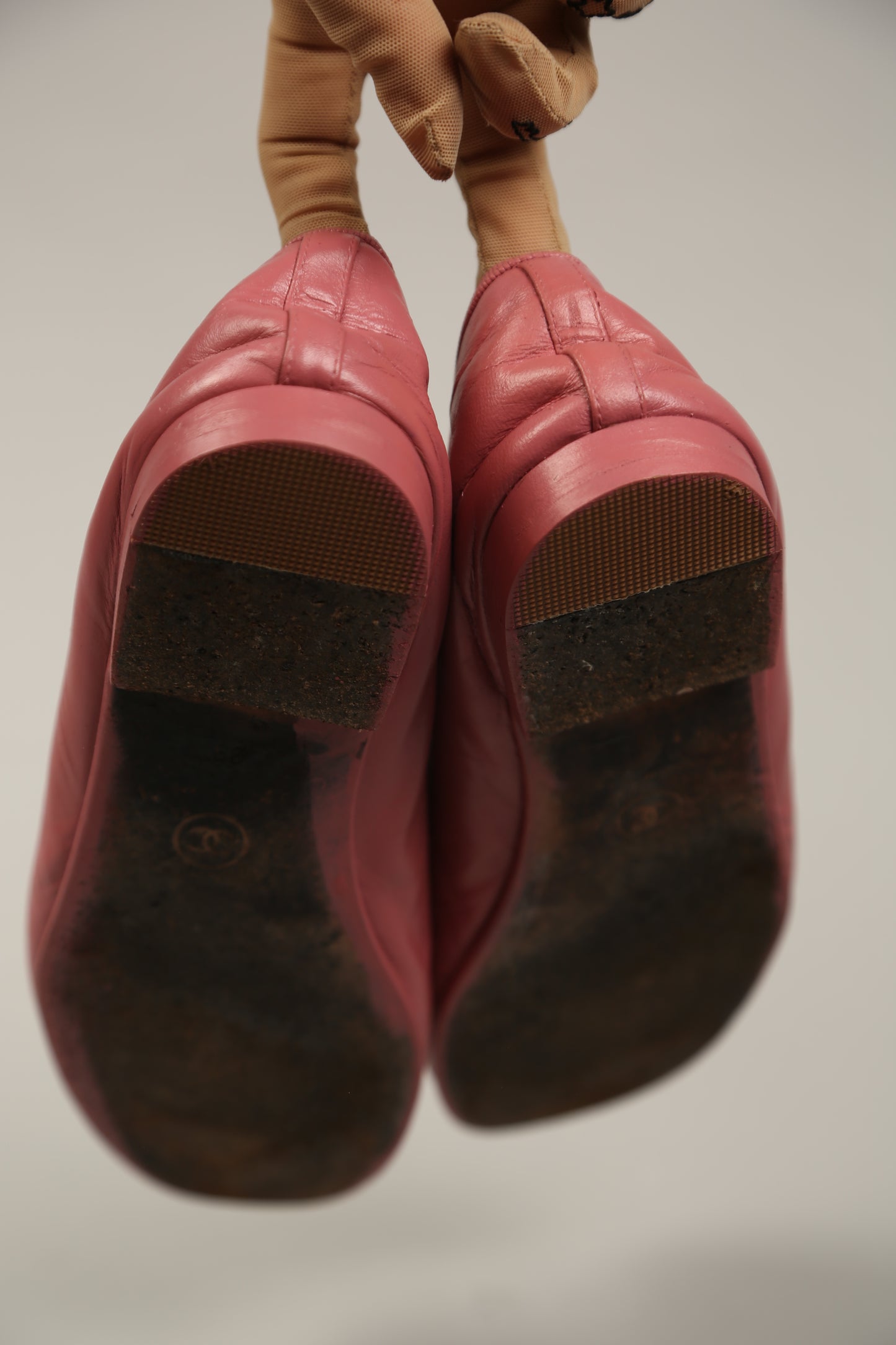 CHANEL CC Ballet Flats