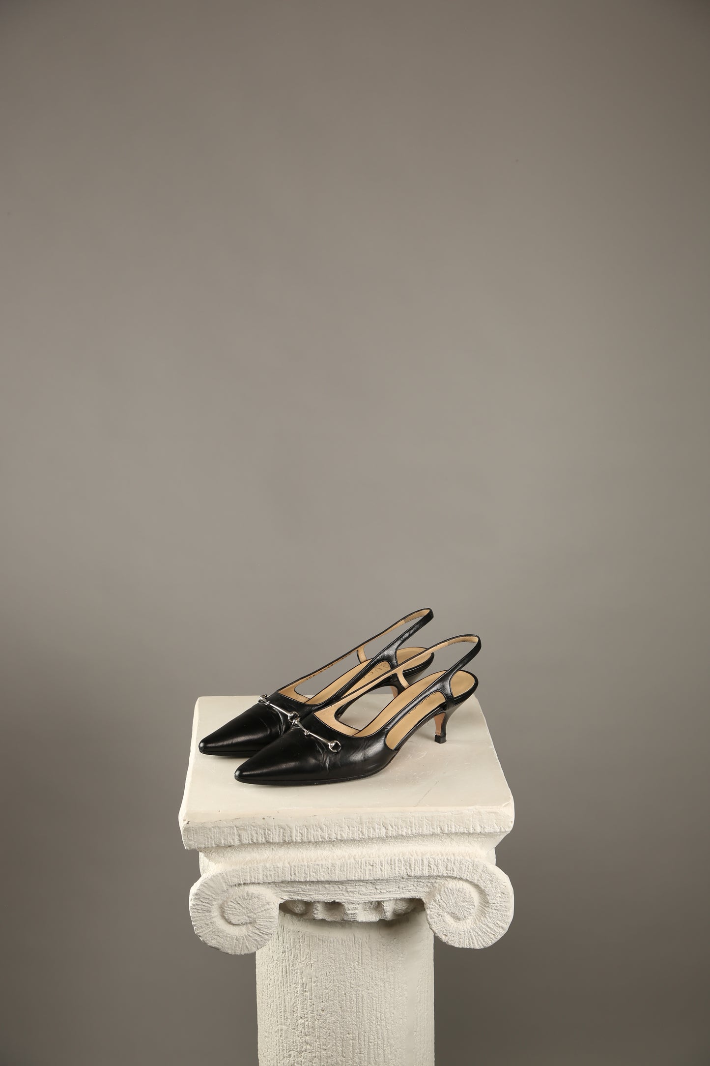 GUCCI Black Slingbacks