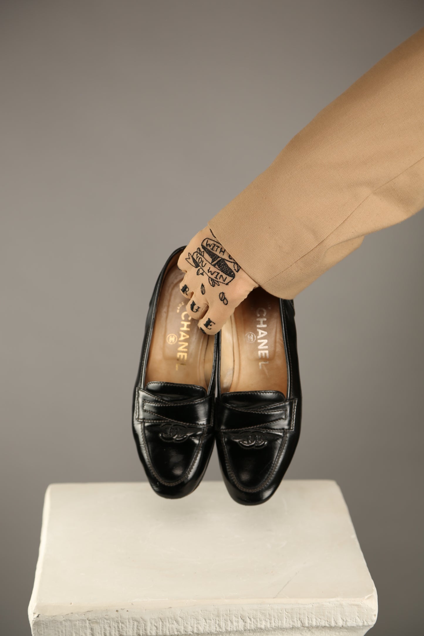 CHANEL CC Loafer Patent Leather