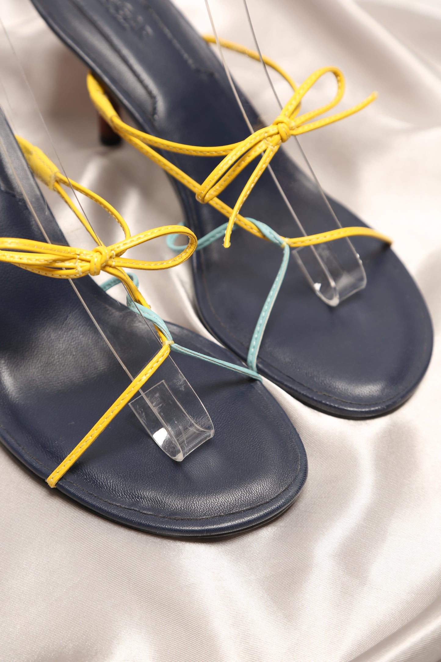 New, JAGGAR String Leather Sandals