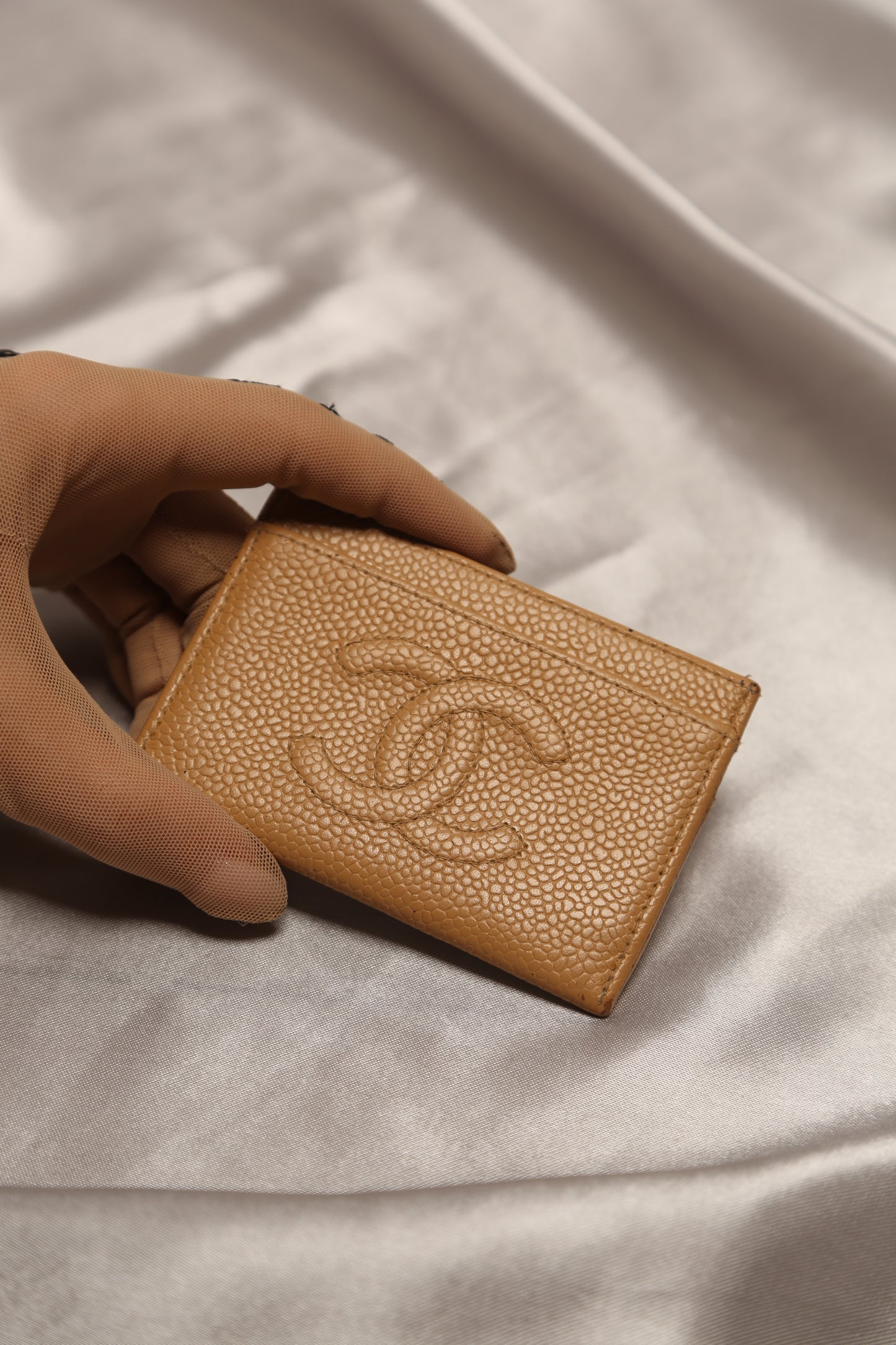 CHANEL Caviar CC Card Holder