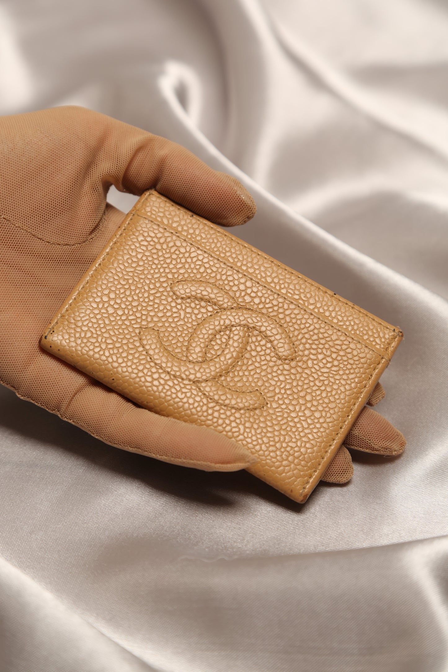 CHANEL Caviar CC Card Holder