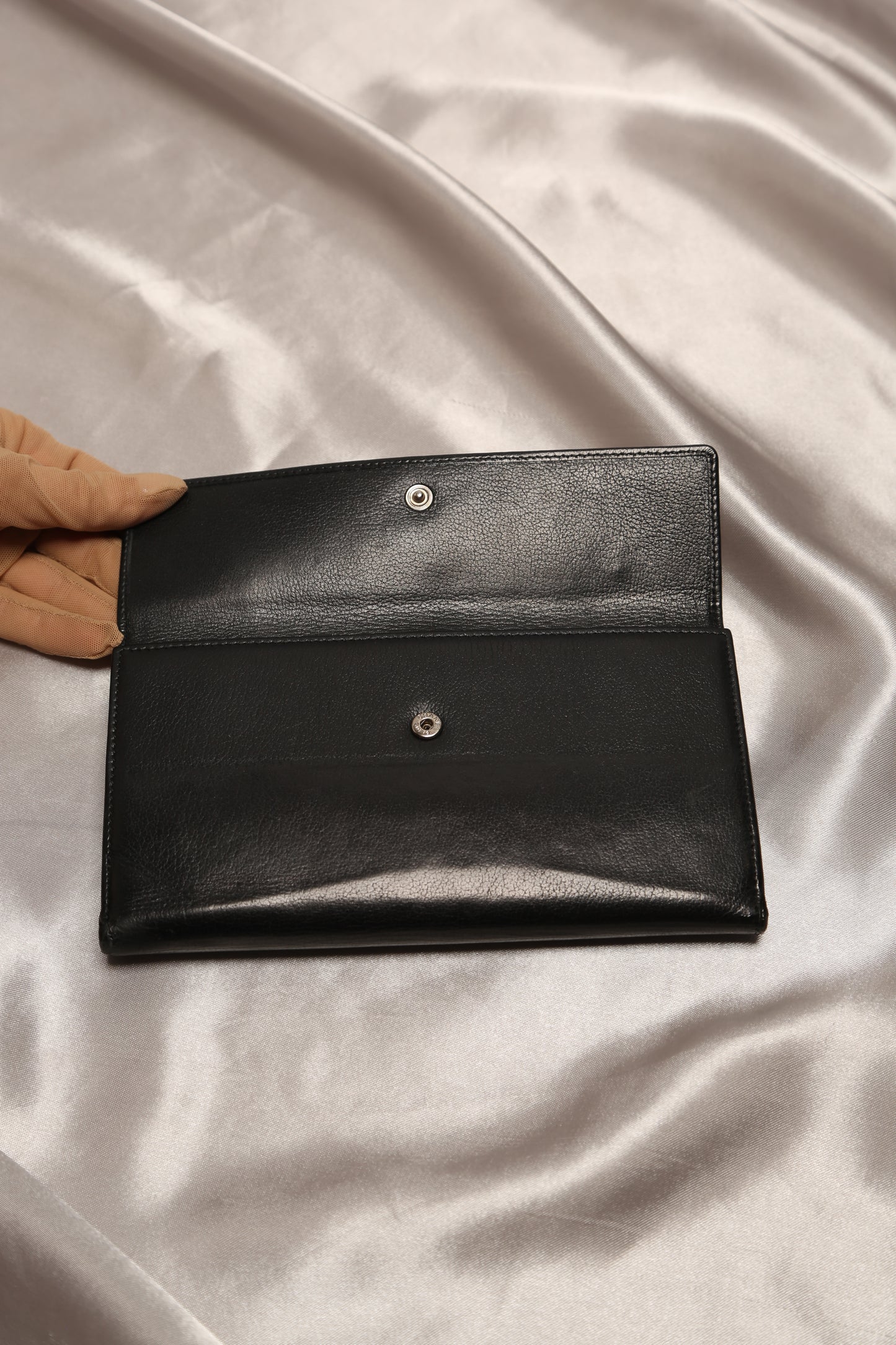 Rare CHANEL Black Long Wallet