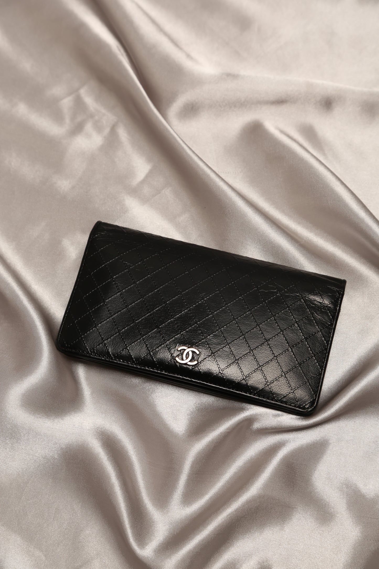 CHANEL Quilted Bifold Wallet