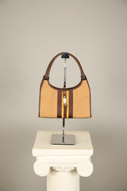 Rare GUCCI Bardot Canvas Bag