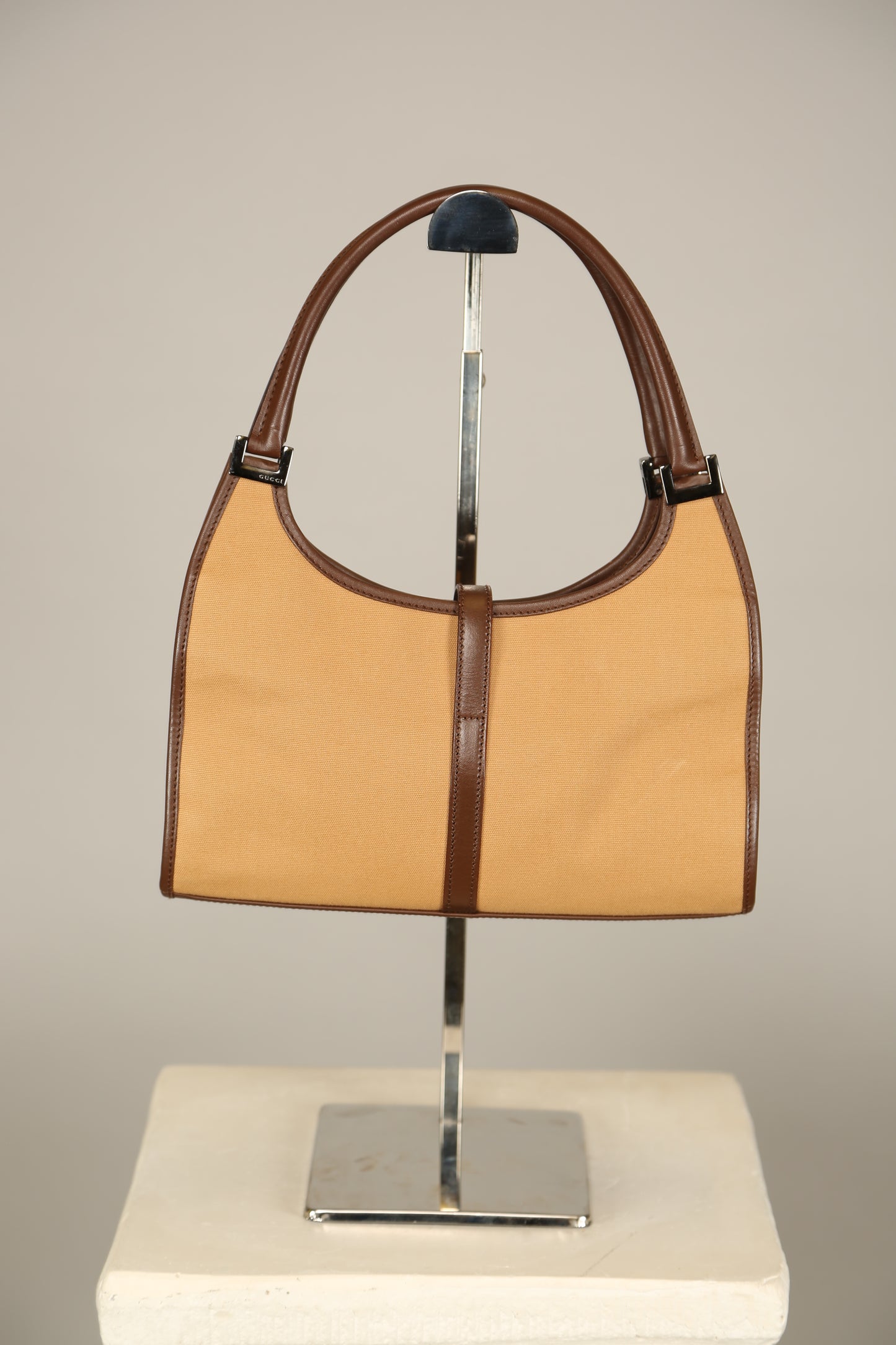 Rare GUCCI Bardot Canvas Bag