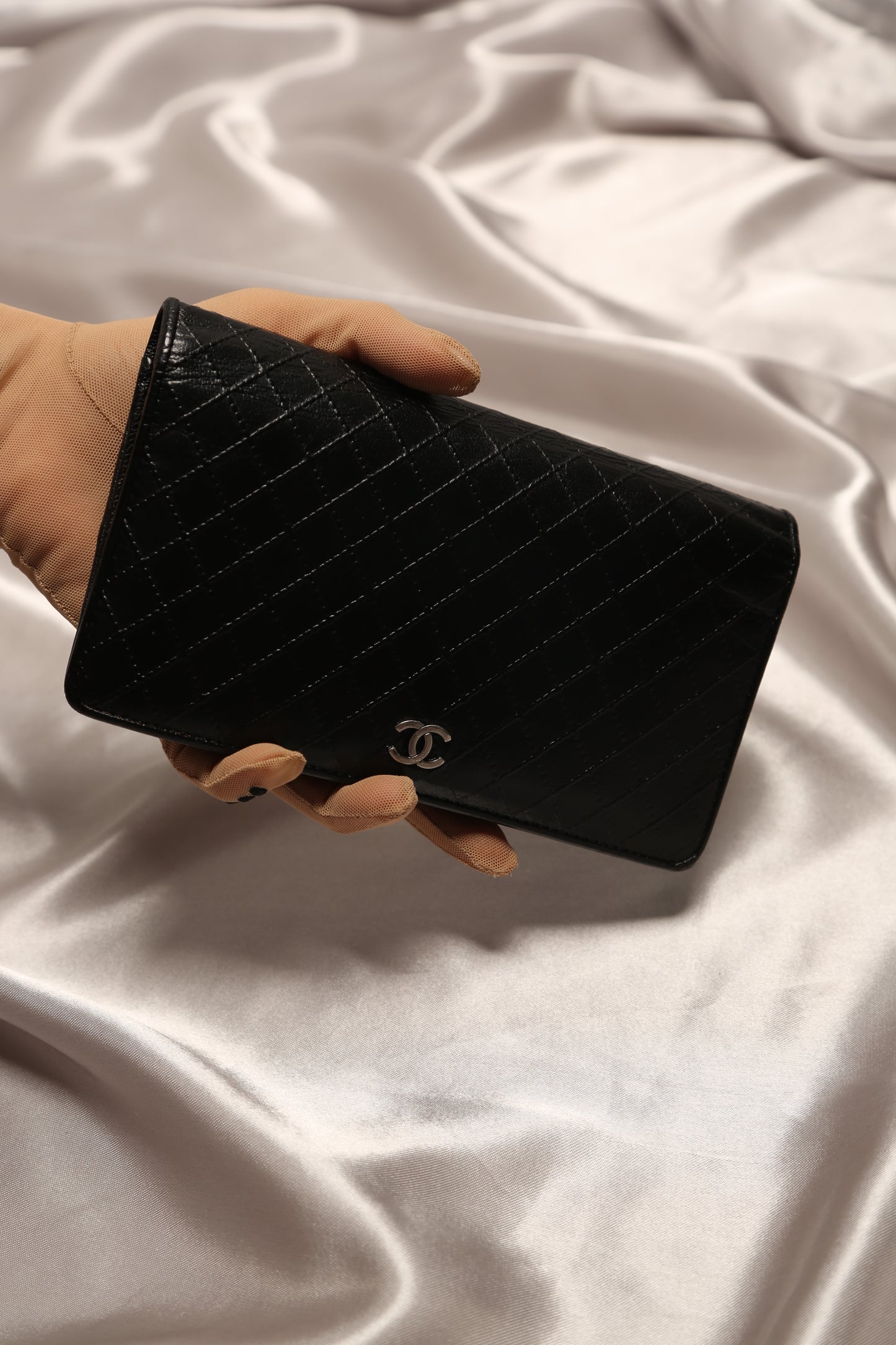 CHANEL Quilted Bifold Wallet