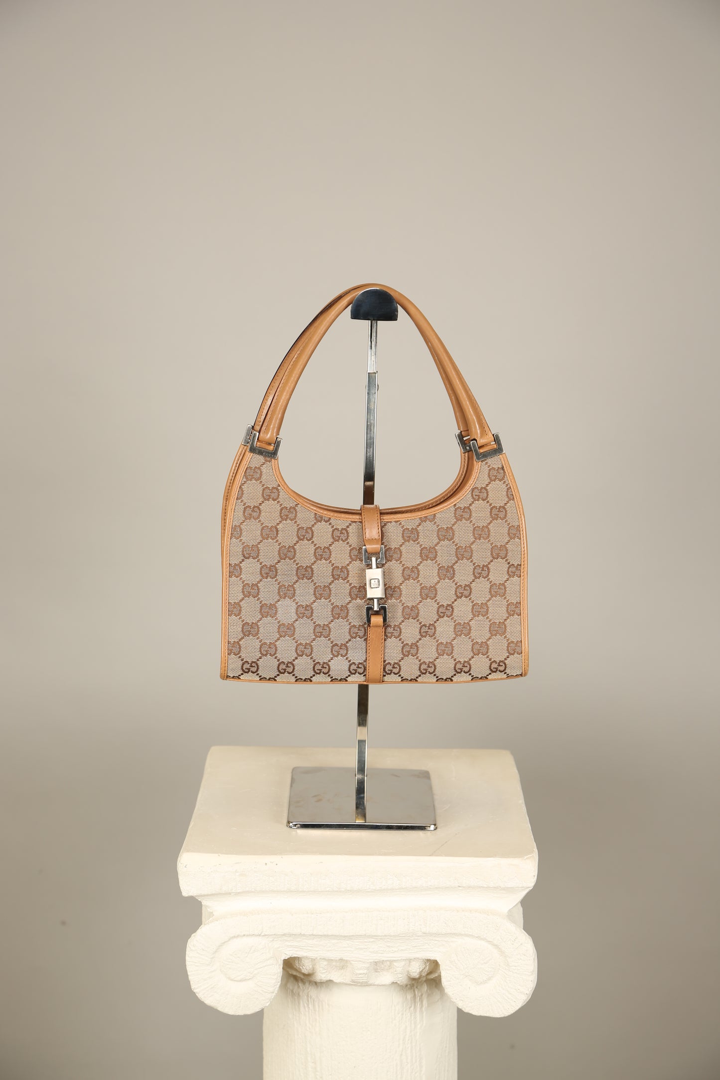GUCCI GG Bardot Canvas Bag