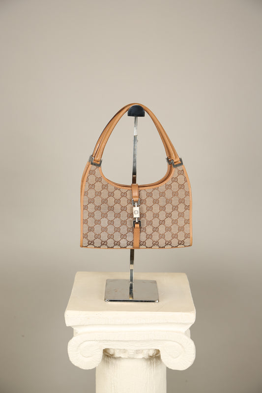 GUCCI GG Bardot Canvas Bag