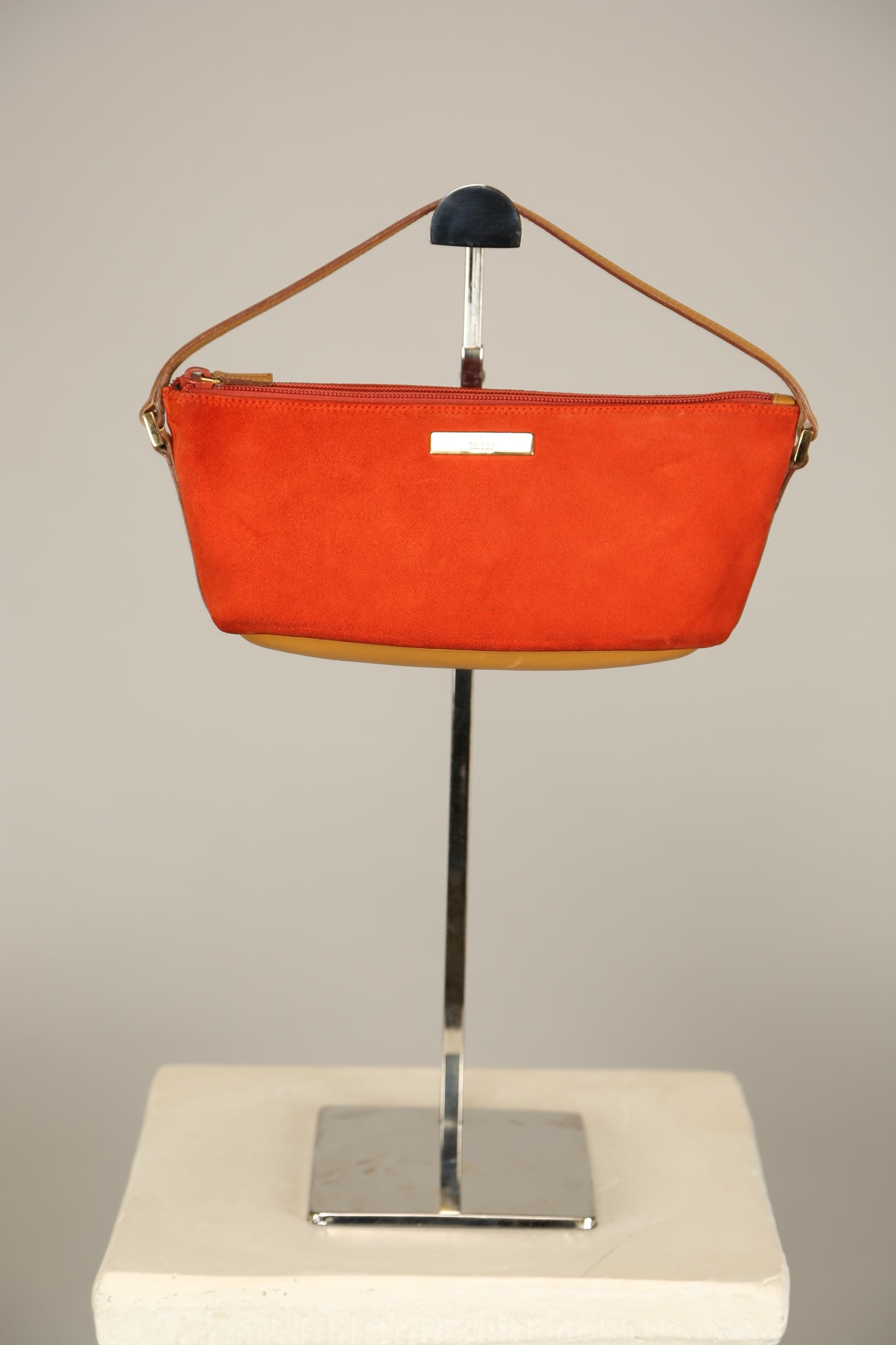 Rare GUCCI Suede Boat Bag