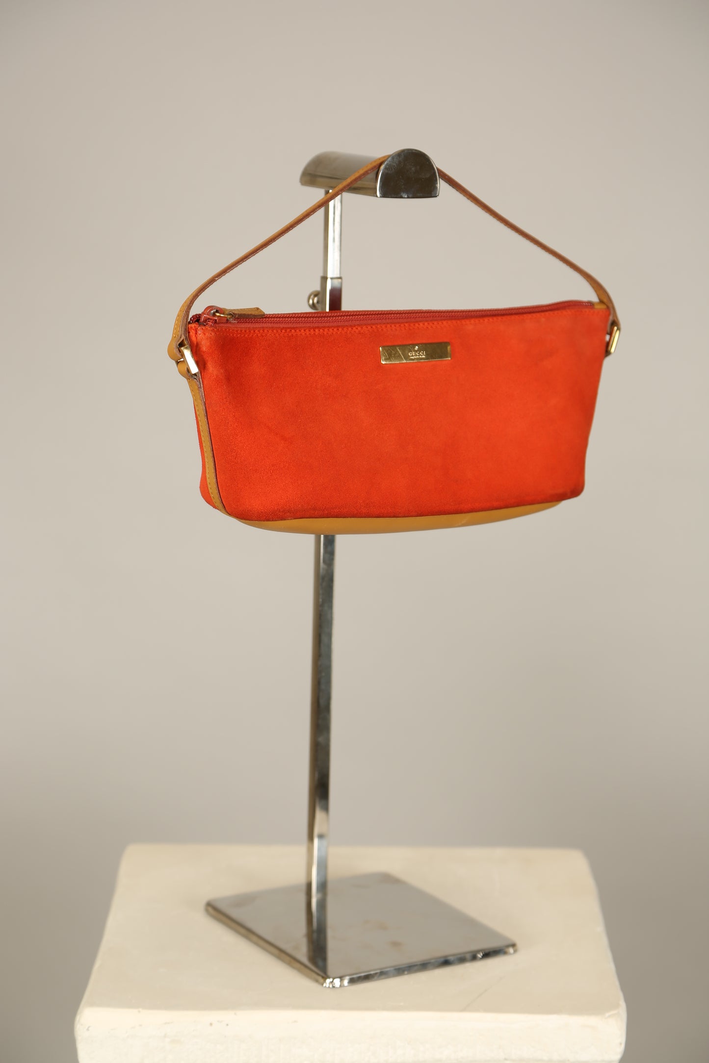 Rare GUCCI Suede Boat Bag