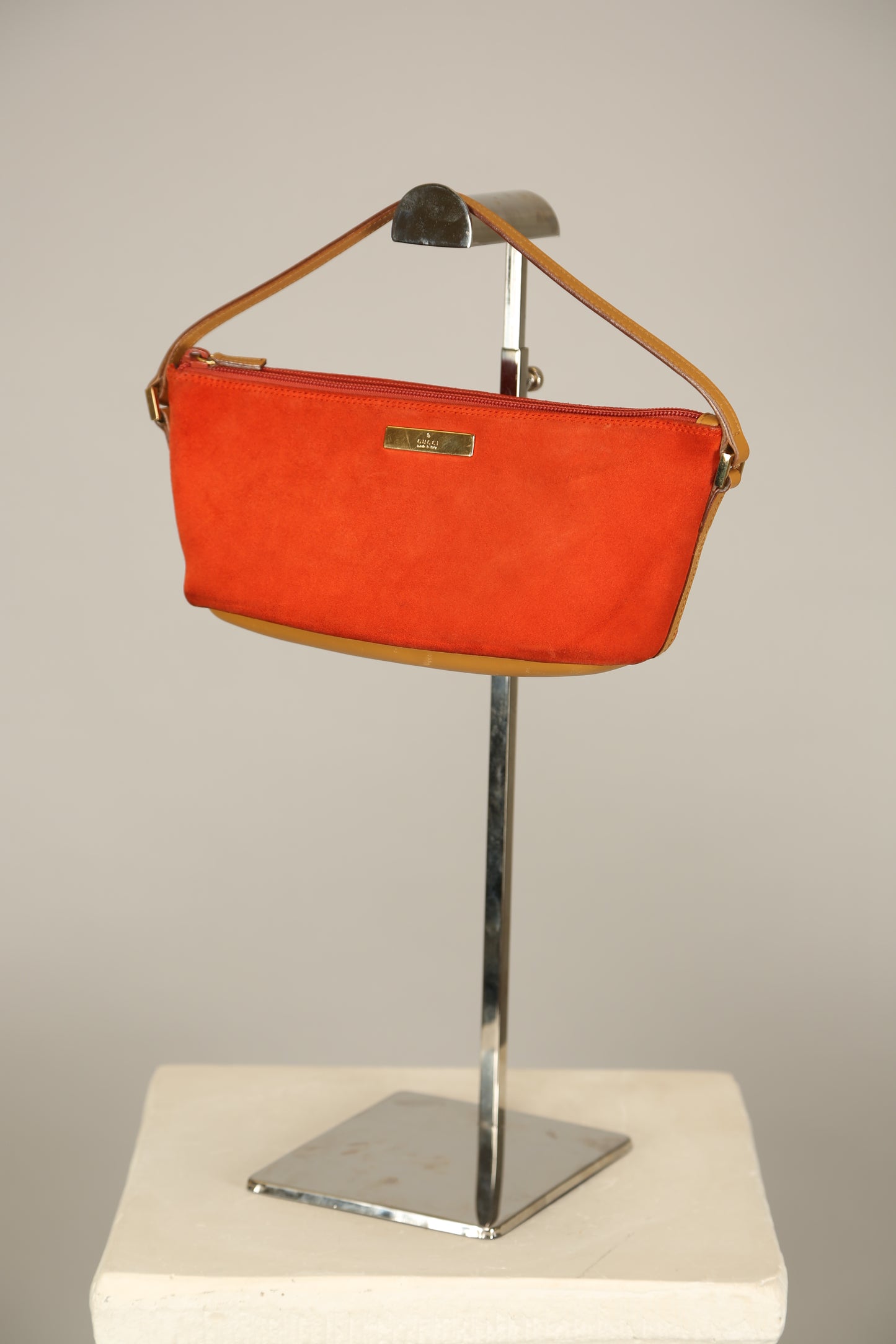 Rare GUCCI Suede Boat Bag