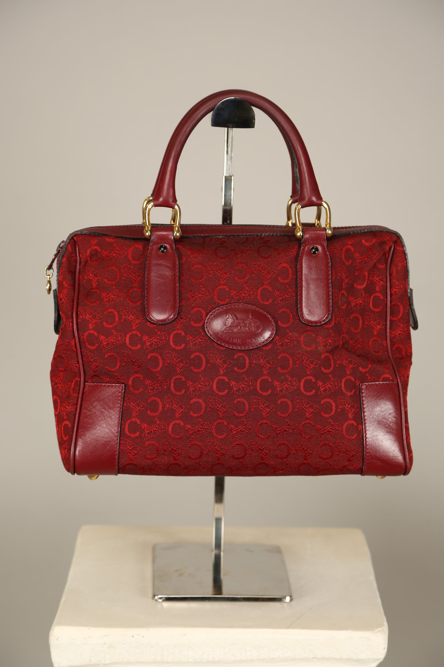 CELINE Macadam Boston Bag