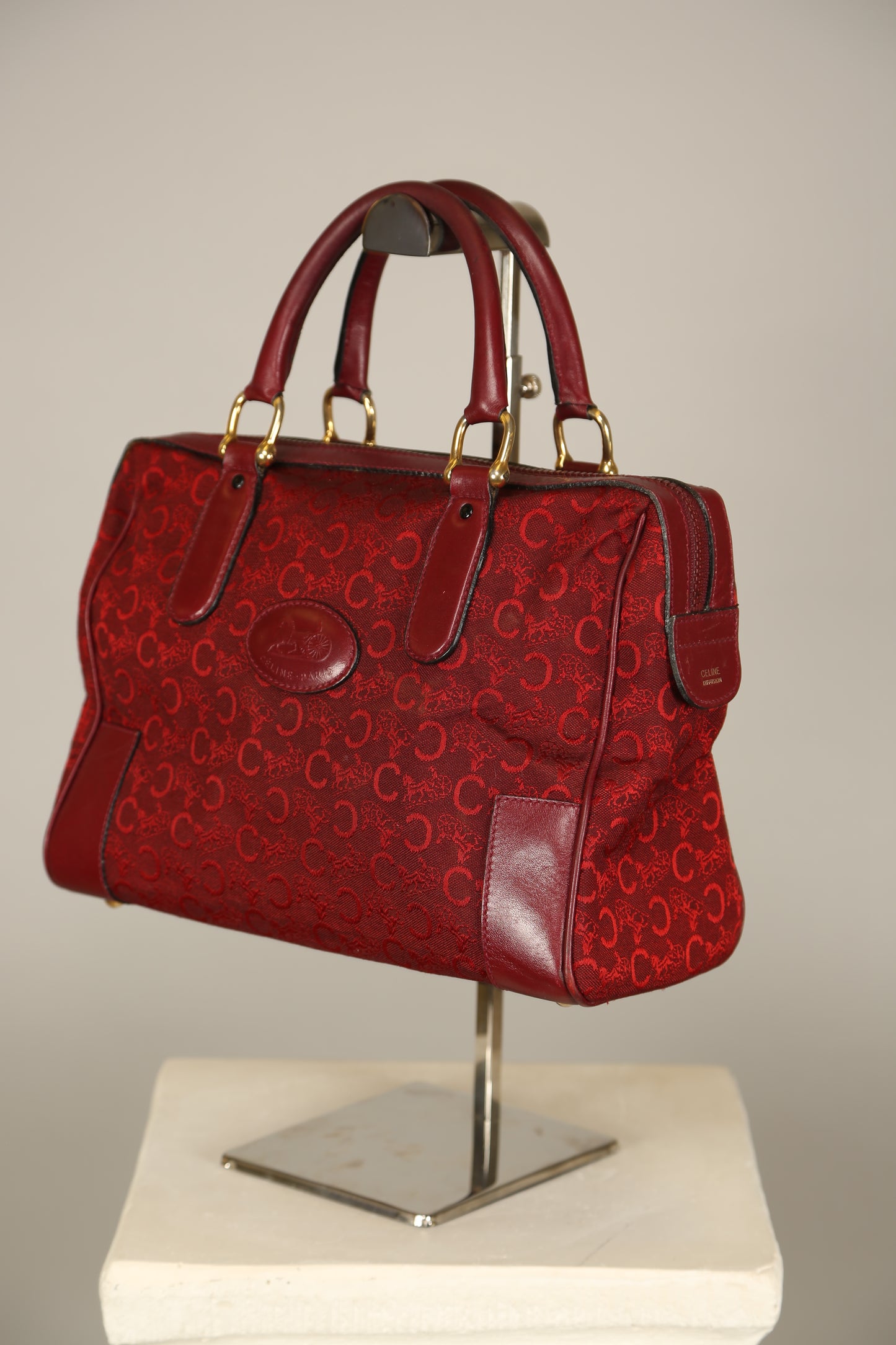 CELINE Macadam Boston Bag