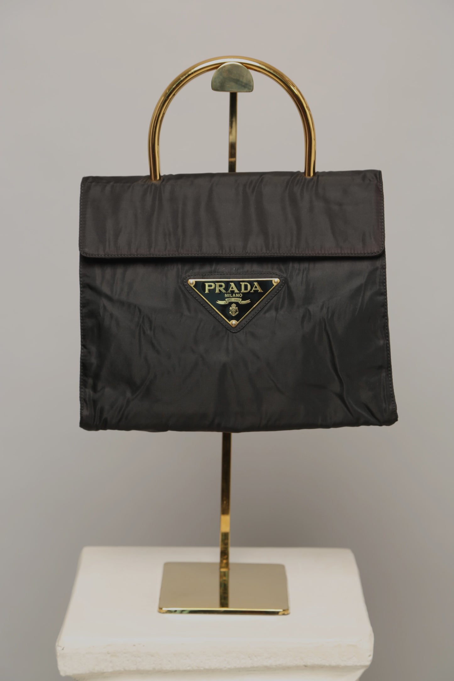 Extremely Rare Prada Nylon Kelly Bag