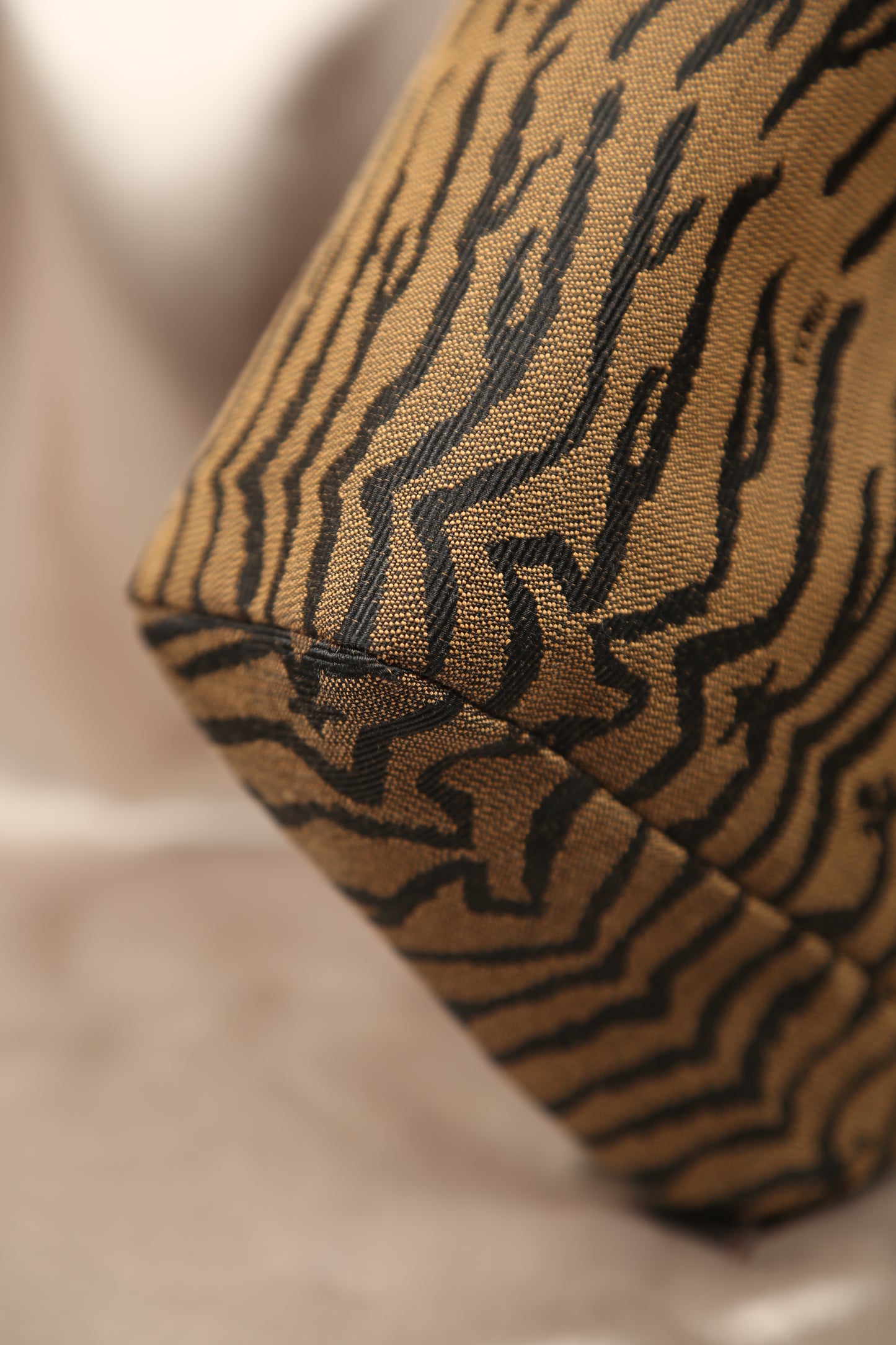 Extremely Rare FENDI Animal Print Top Handle Bag