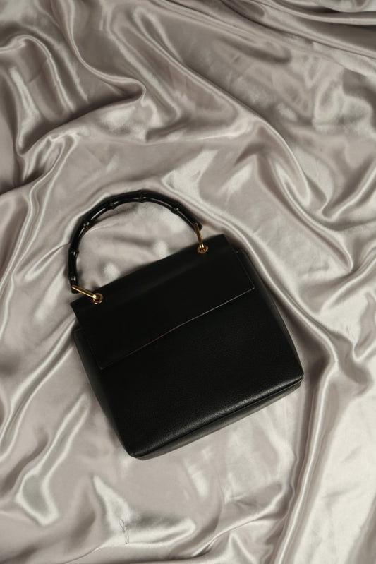 GUCCI Bamboo Leather Bag