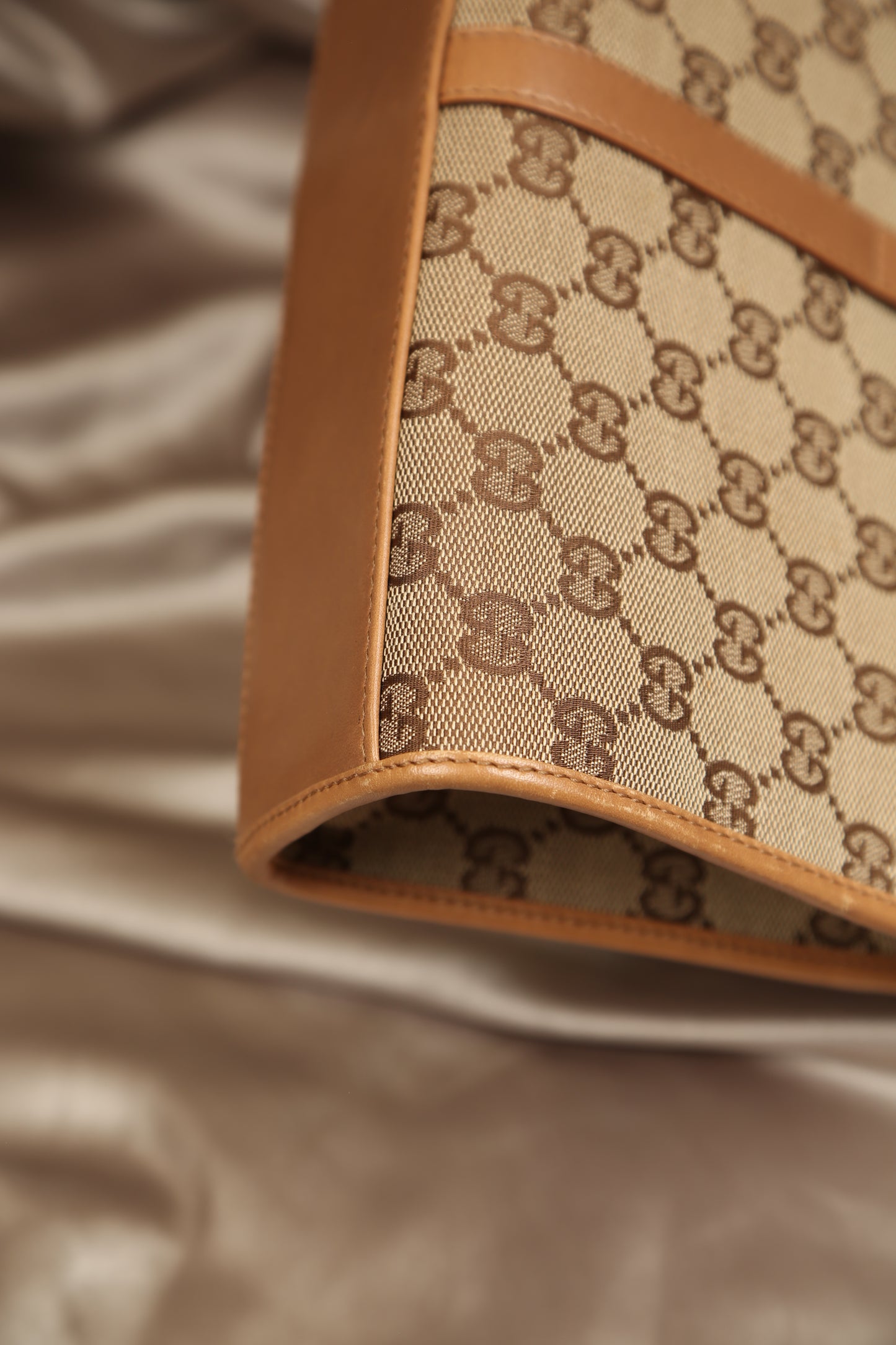 GUCCI GG Bardot Canvas Bag