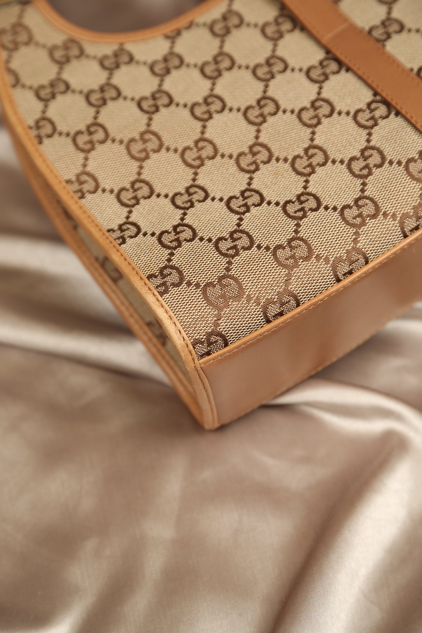 GUCCI GG Bardot Canvas Bag