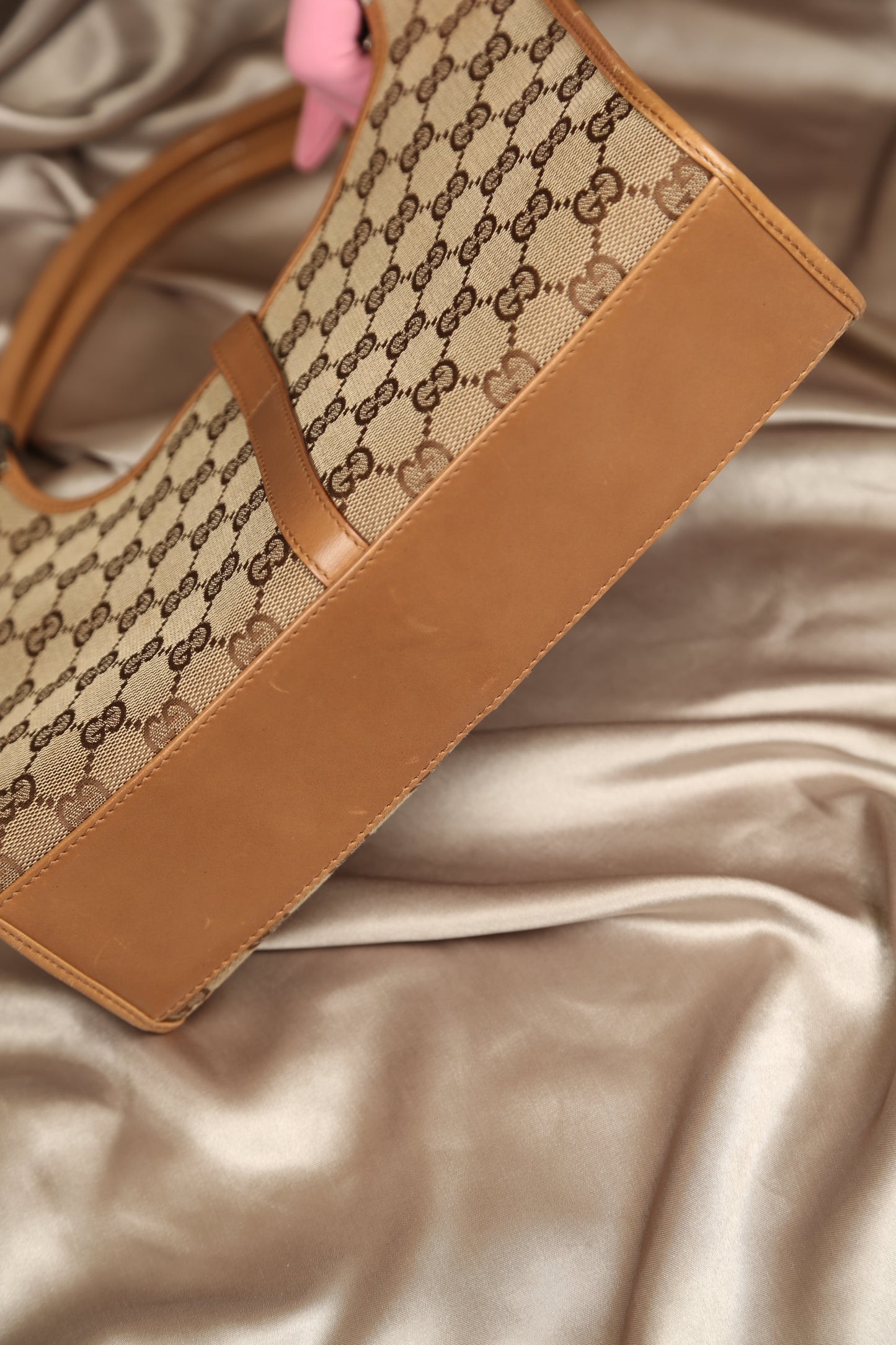 GUCCI GG Bardot Canvas Bag