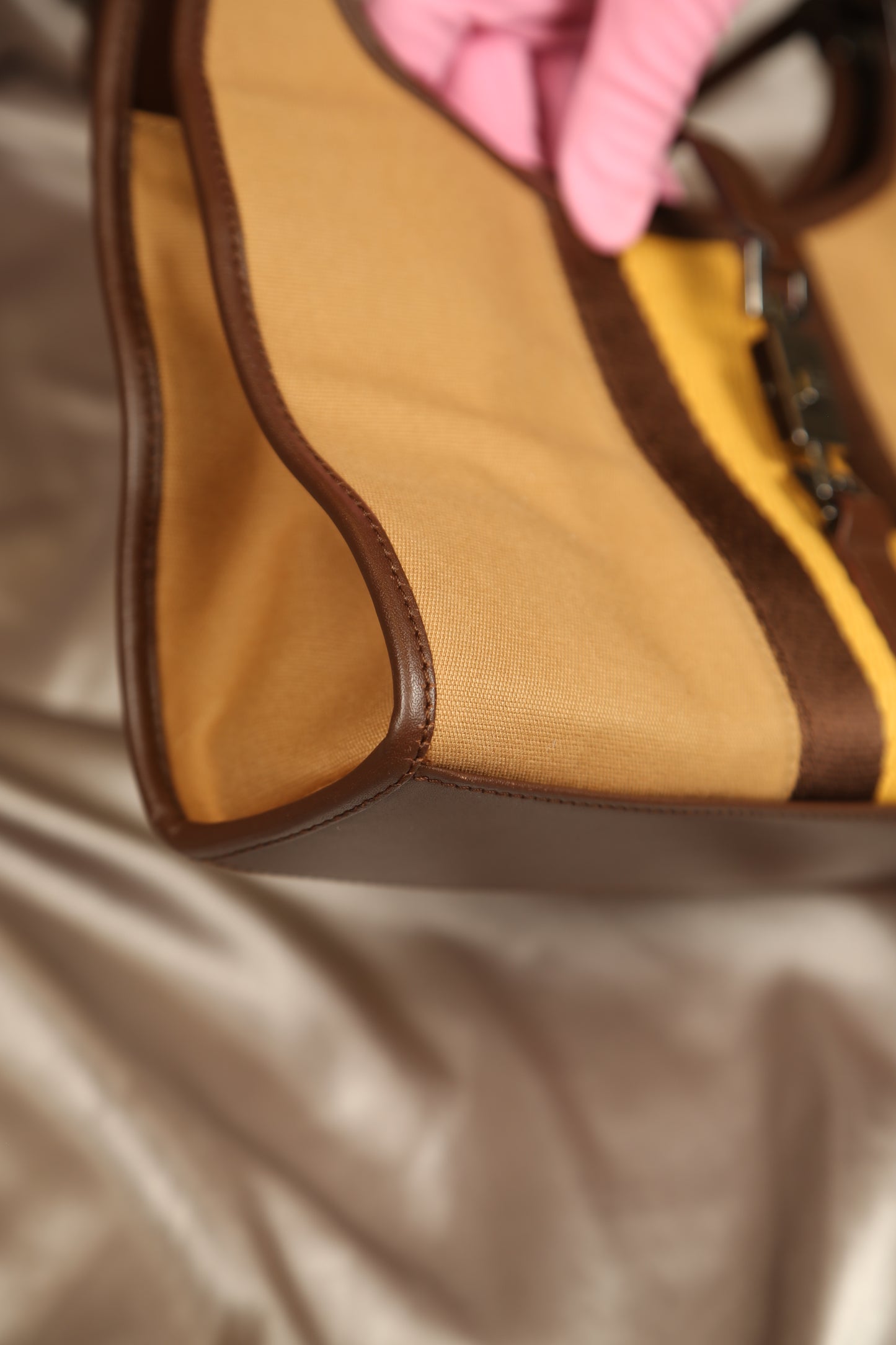 Rare GUCCI Bardot Canvas Bag