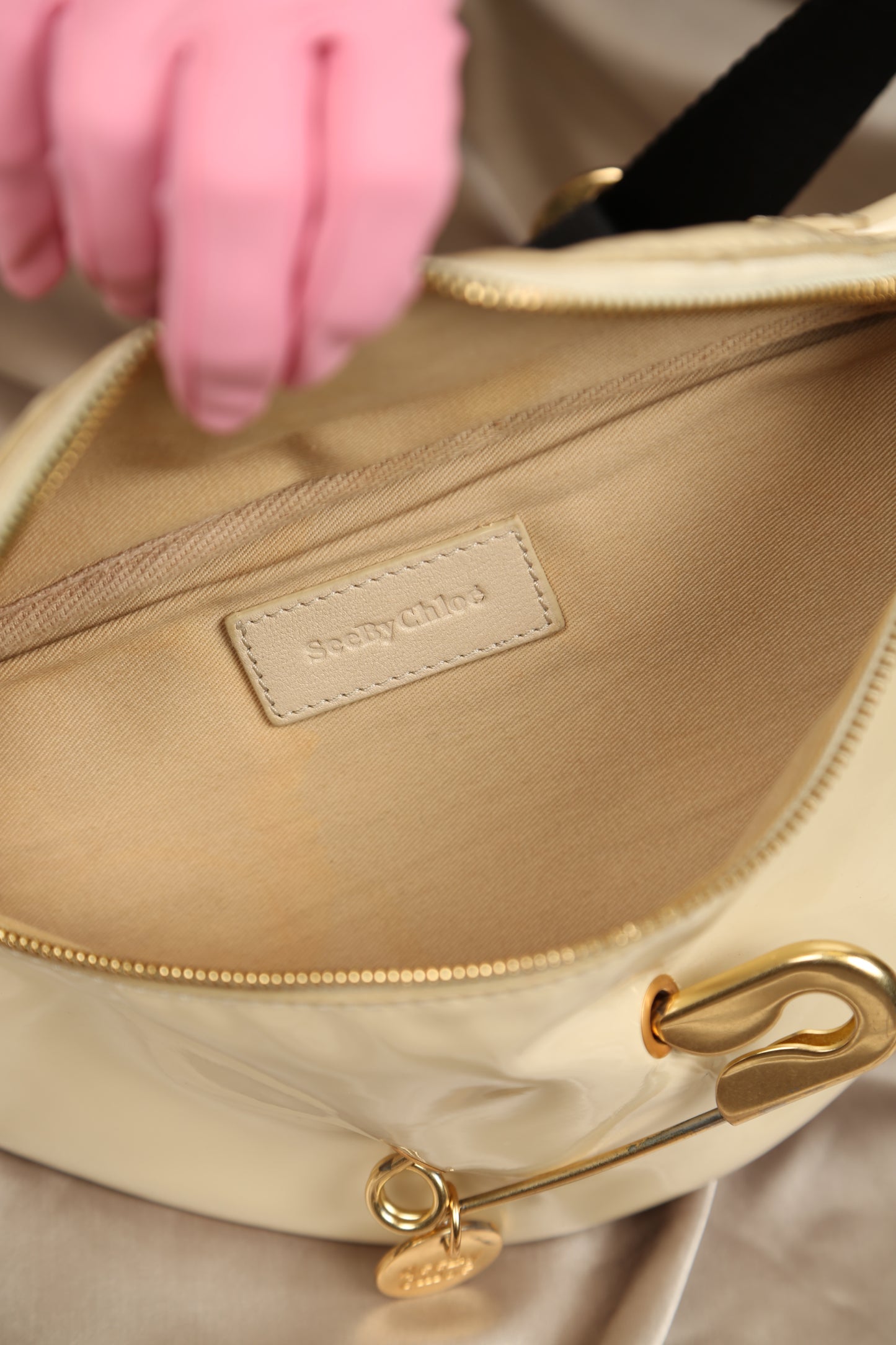 CHLOE Patent Leather Belt Bag