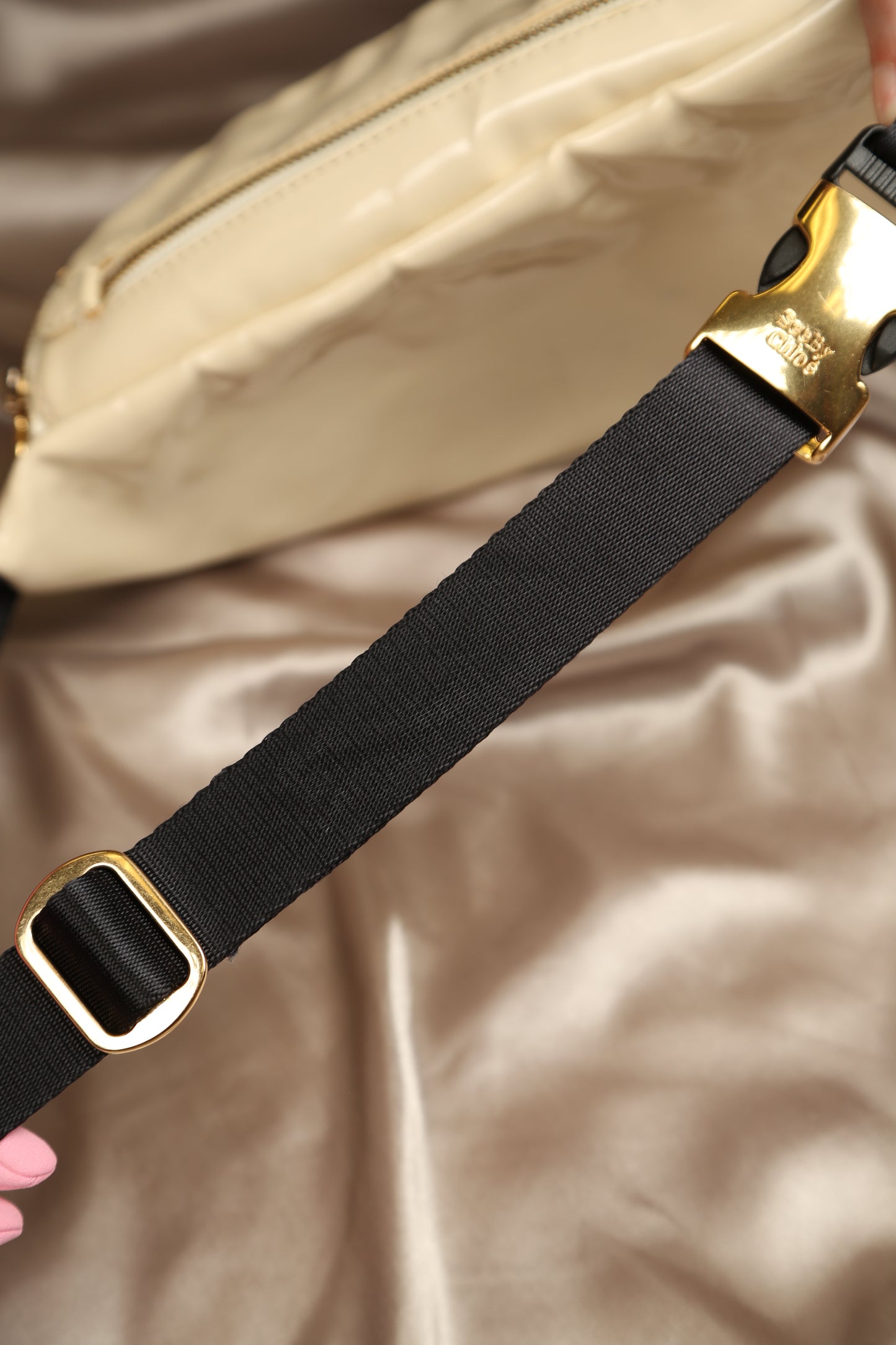 CHLOE Patent Leather Belt Bag