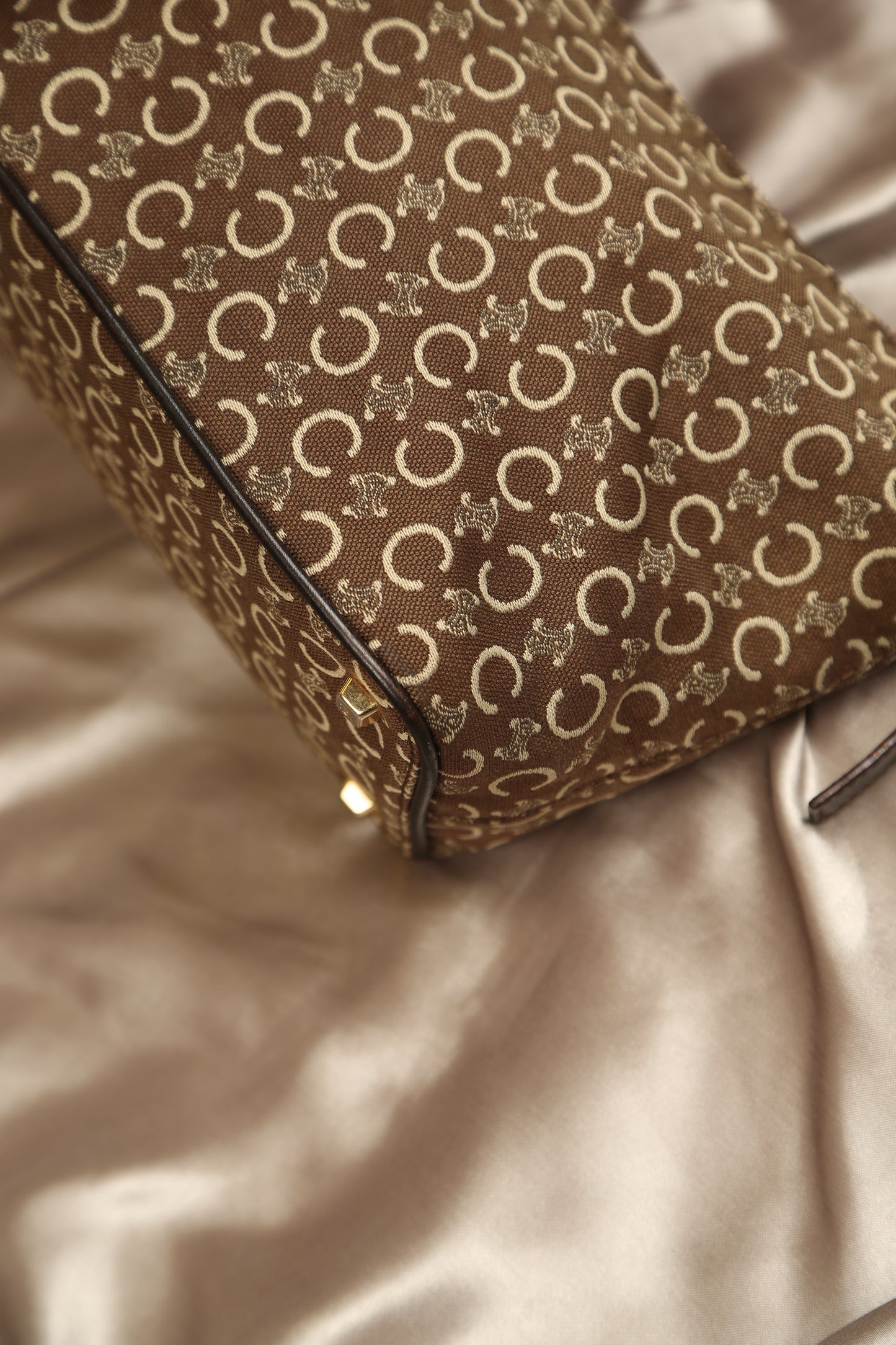 CELINE Macadam Monogram Shoulder Bag