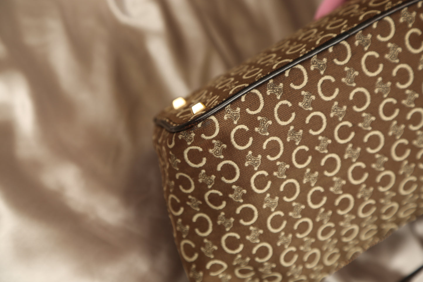 CELINE Macadam Monogram Shoulder Bag
