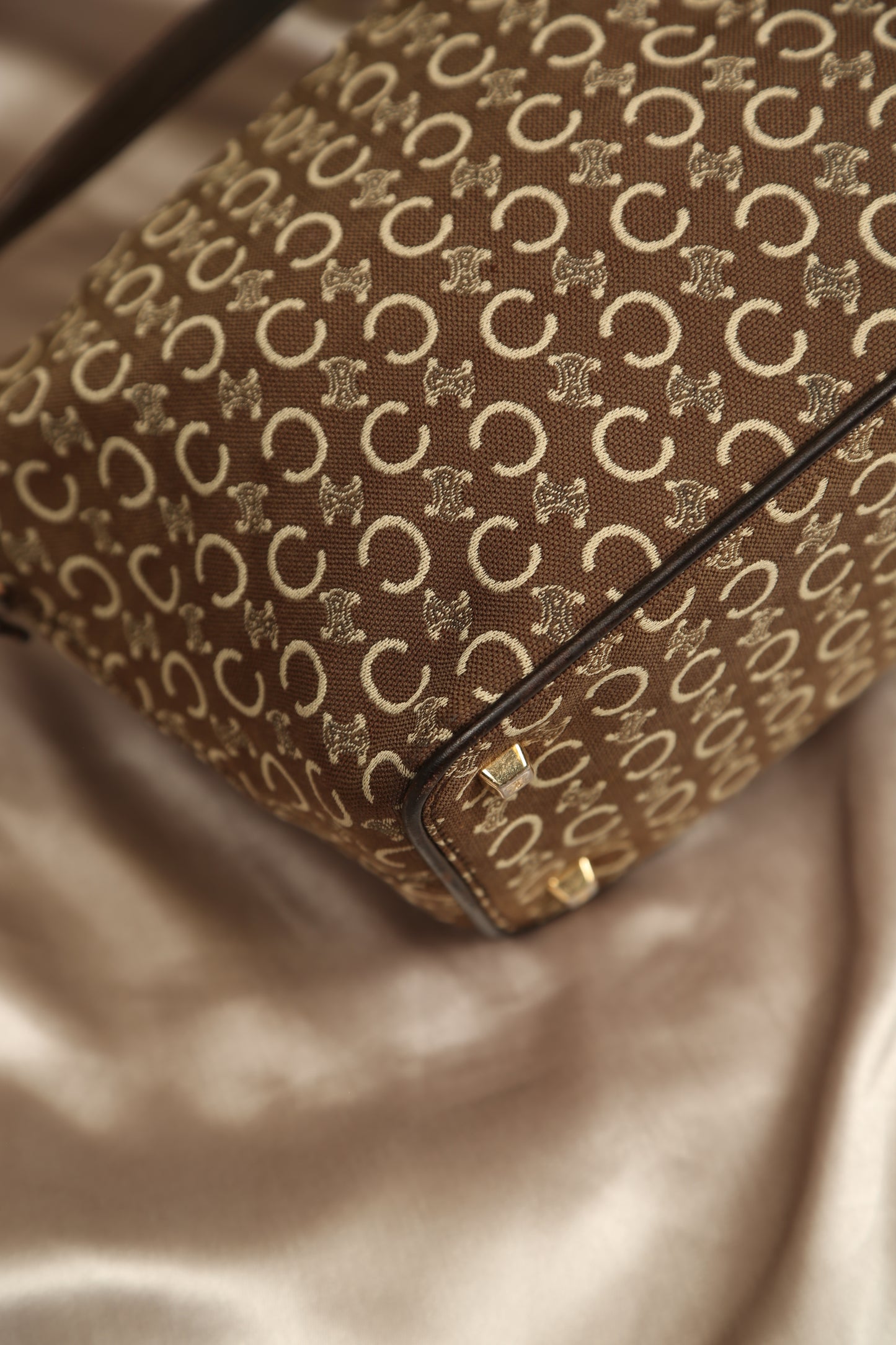 CELINE Macadam Monogram Shoulder Bag