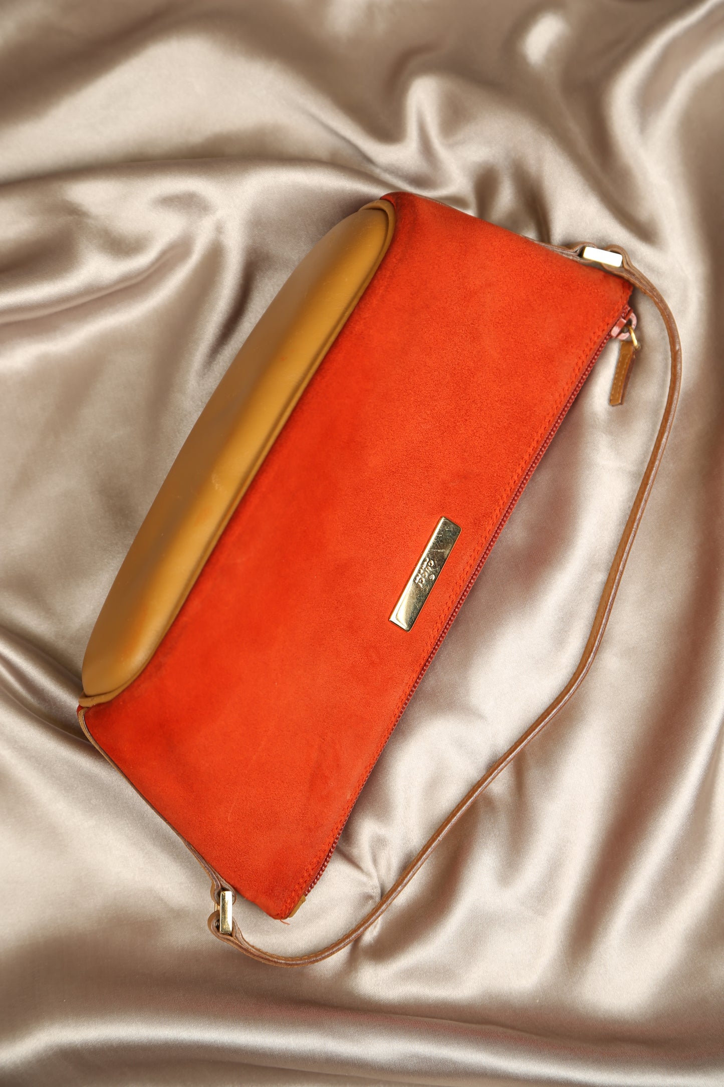 Rare GUCCI Suede Boat Bag