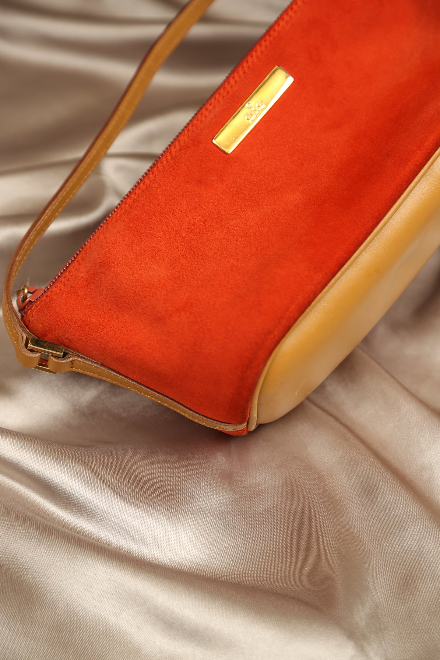 Rare GUCCI Suede Boat Bag