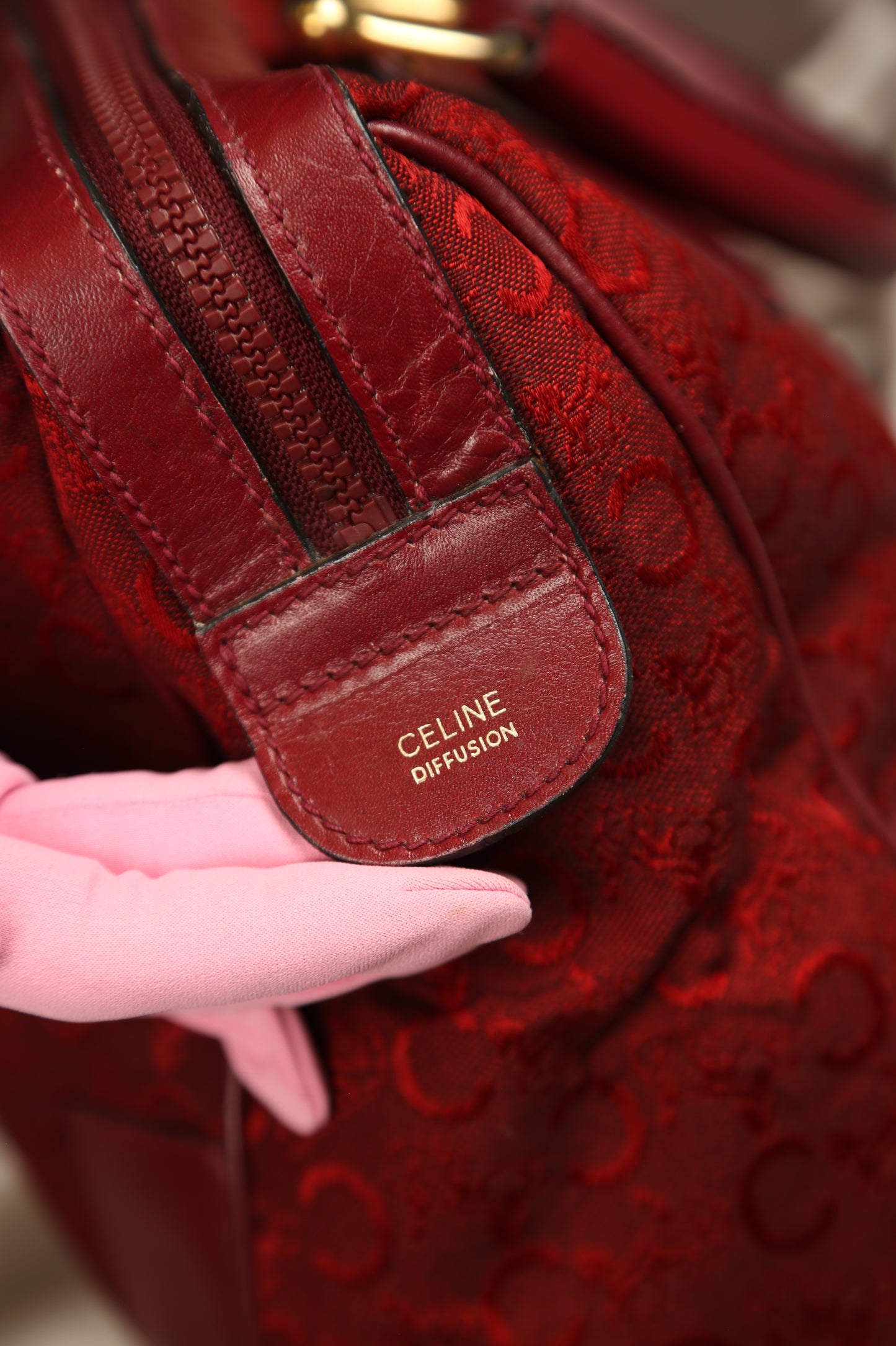 CELINE Macadam Boston Bag
