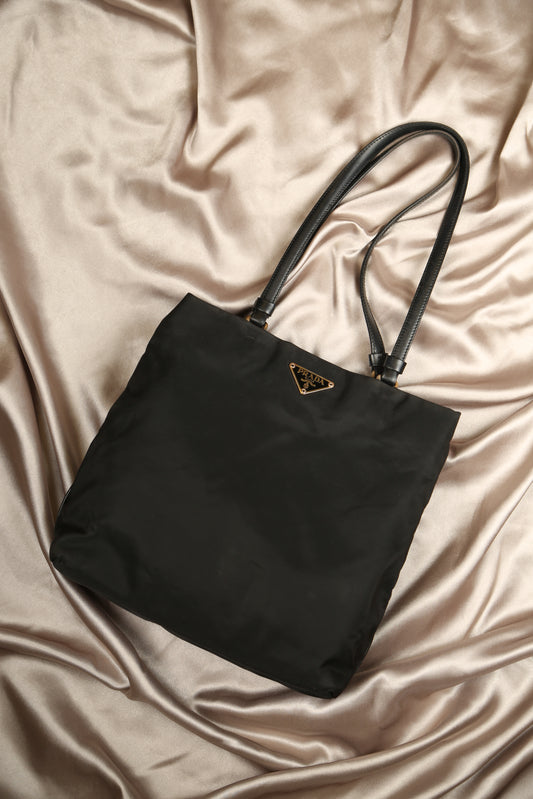PRADA Nylon Tote Shoulder Bag