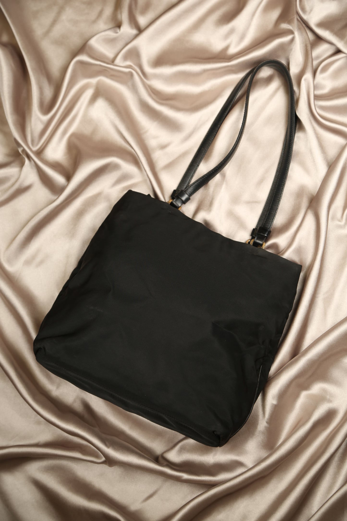 PRADA Nylon Tote Shoulder Bag