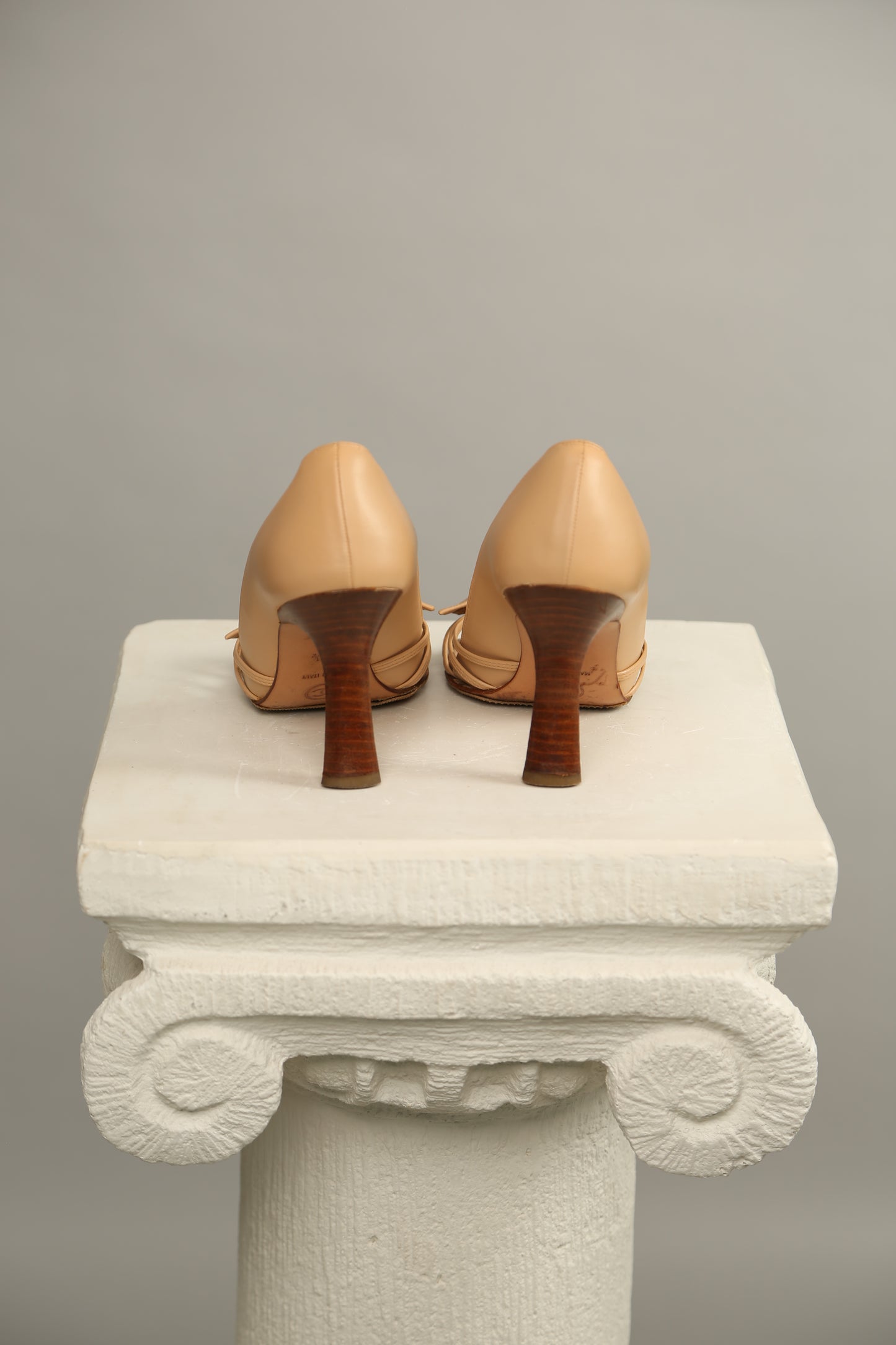 Rare CHANEL Beige Y2K Heels