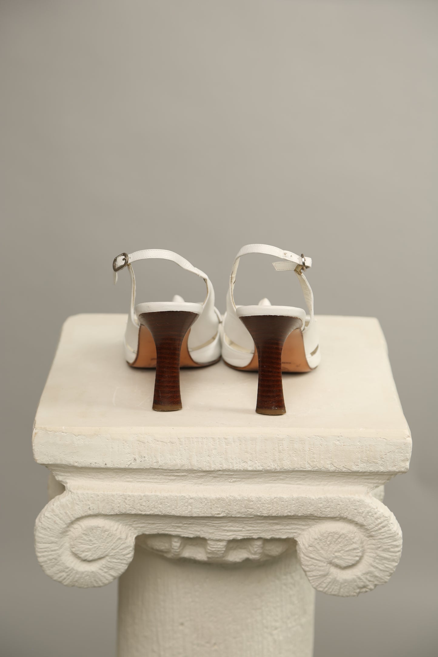 Rare CHANEL CC Bow Slingbacks
