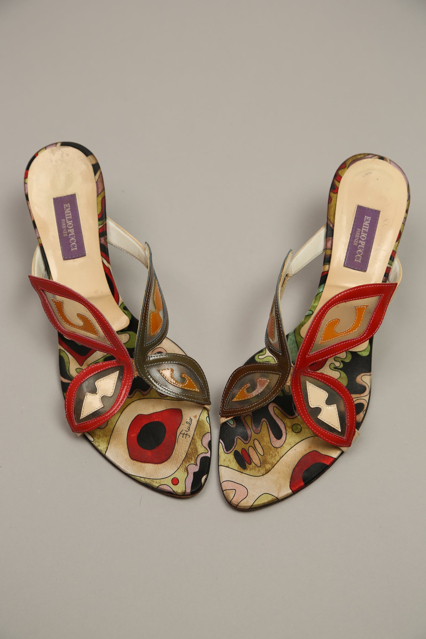 Rare EMILIO PUCCI Butterfly Sandals
