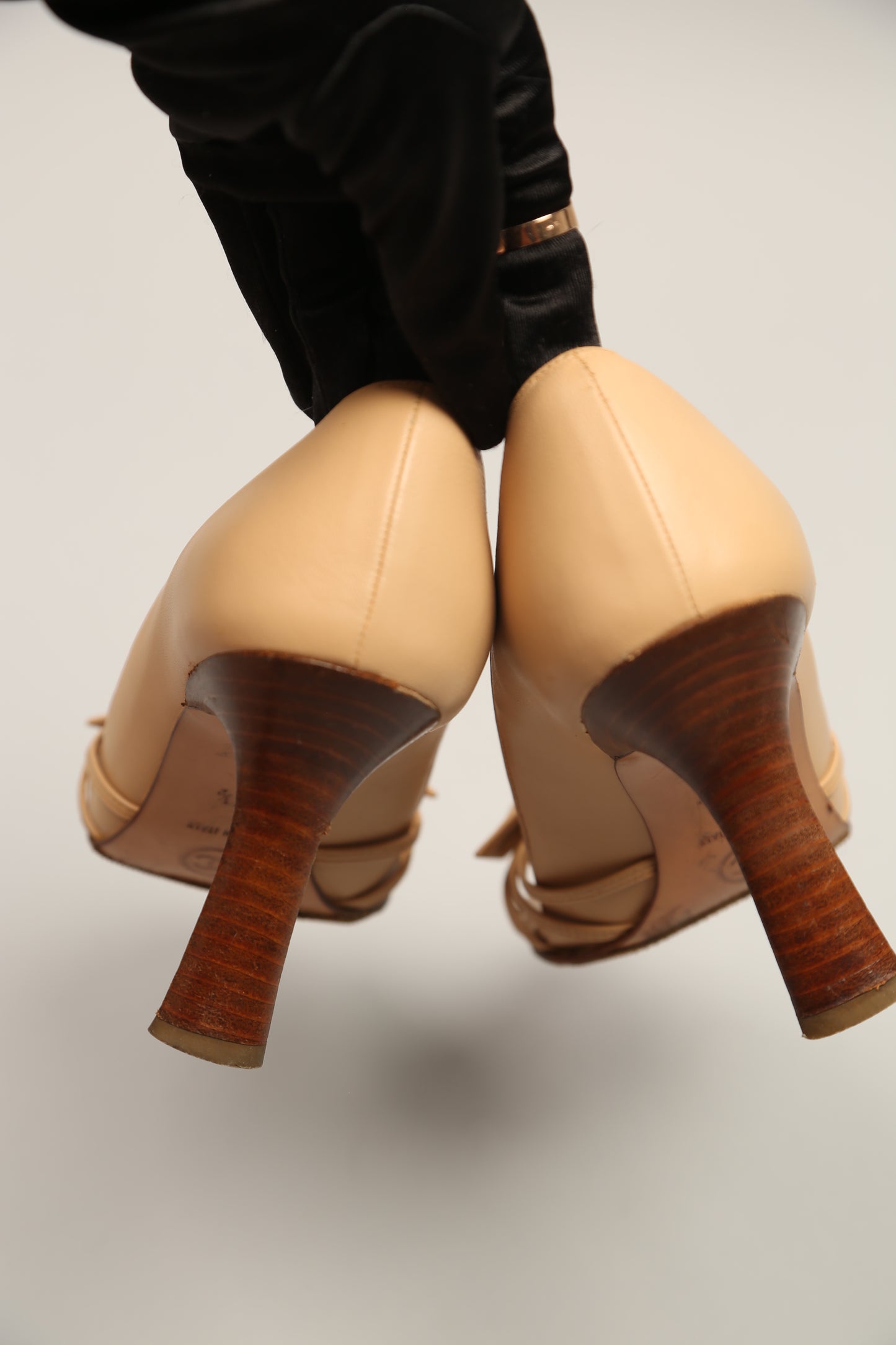 Rare CHANEL Beige Y2K Heels