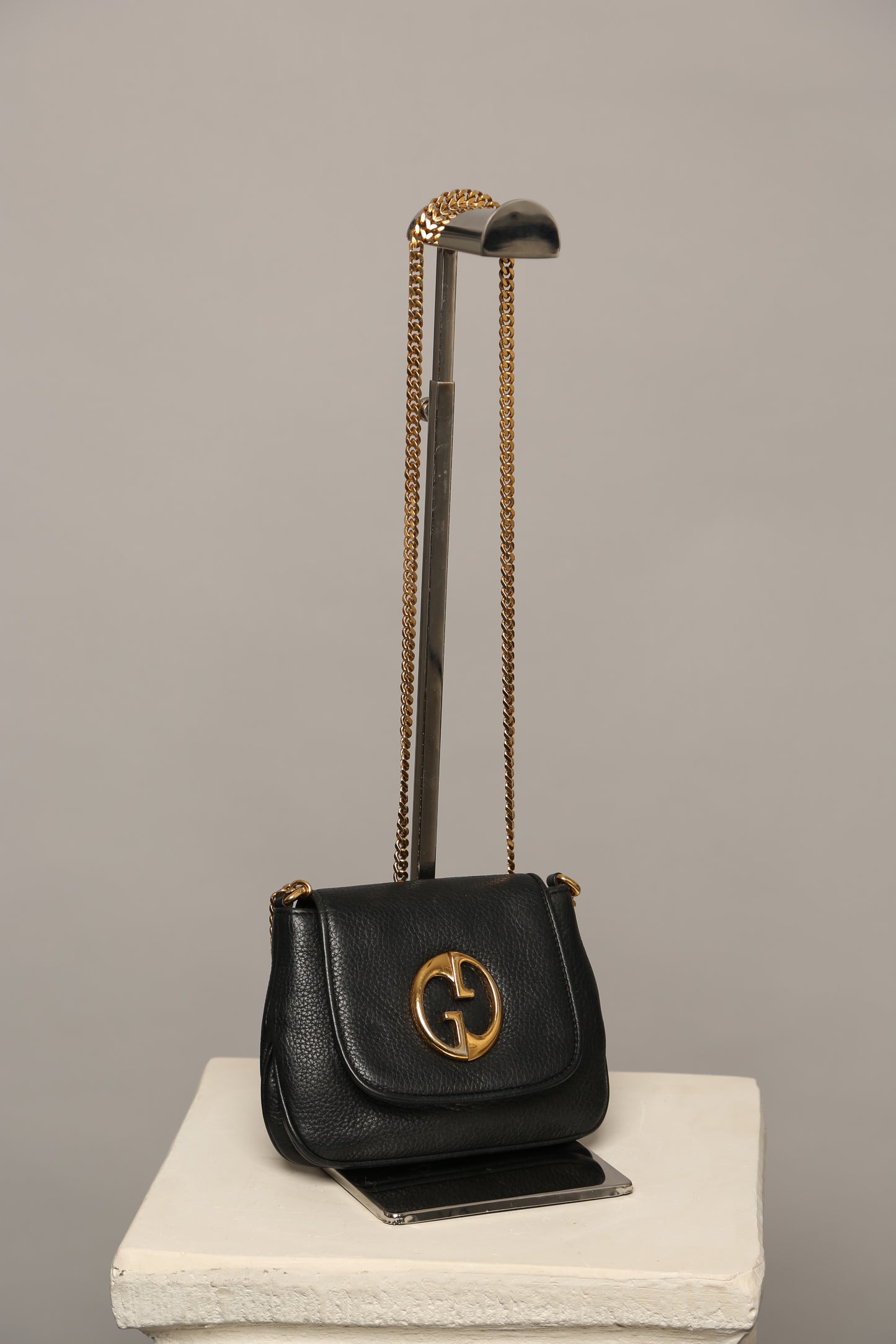 GUCCI Leather Crossbody Bag