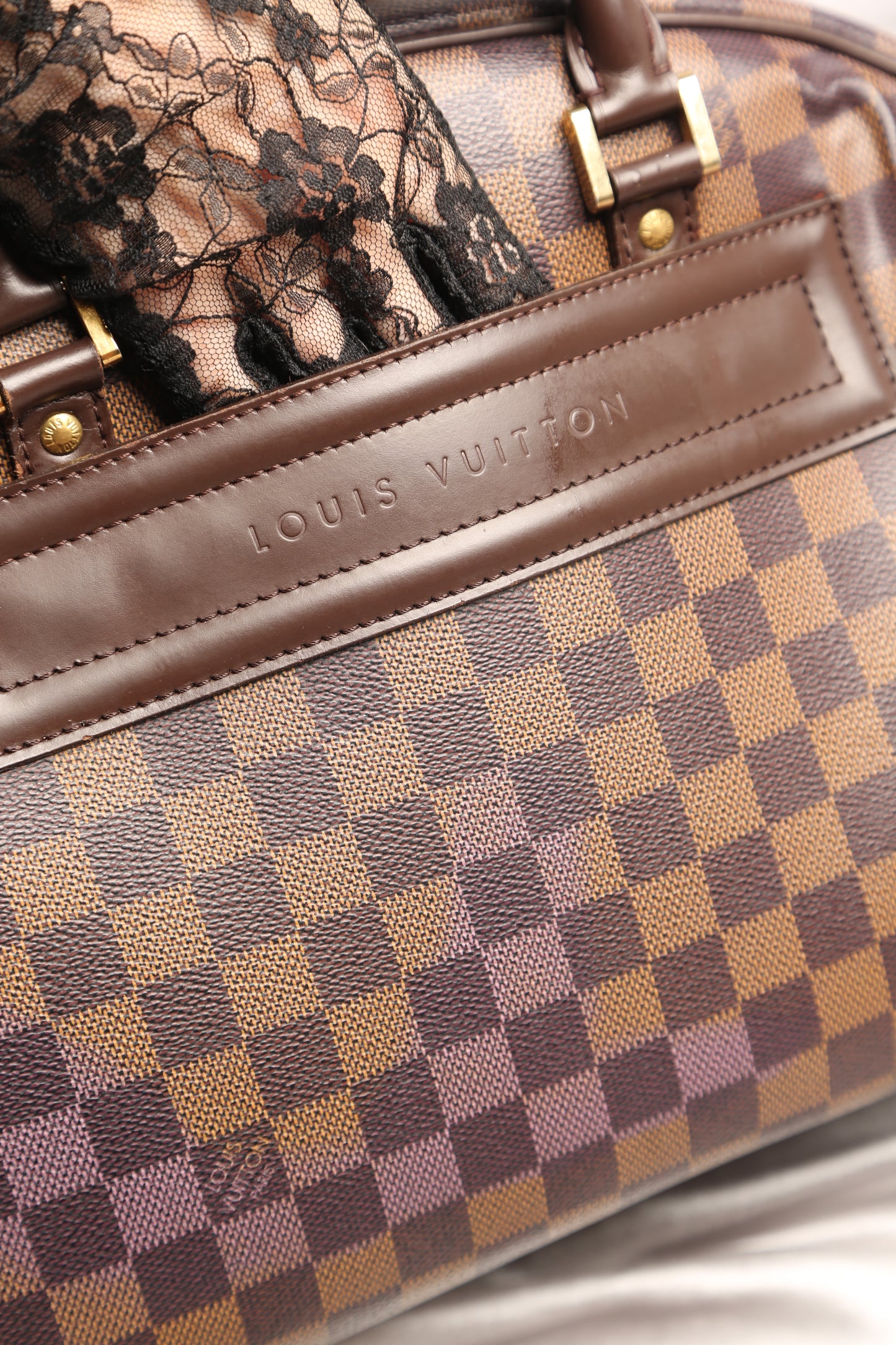 LOUIS VUITTON Damier Nolita Bowling Bag